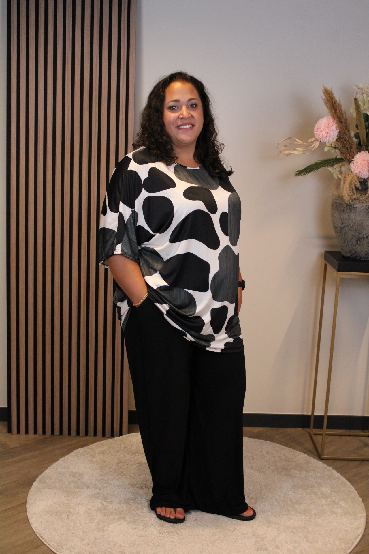 Lieke | Top zwart 38 t/m 48