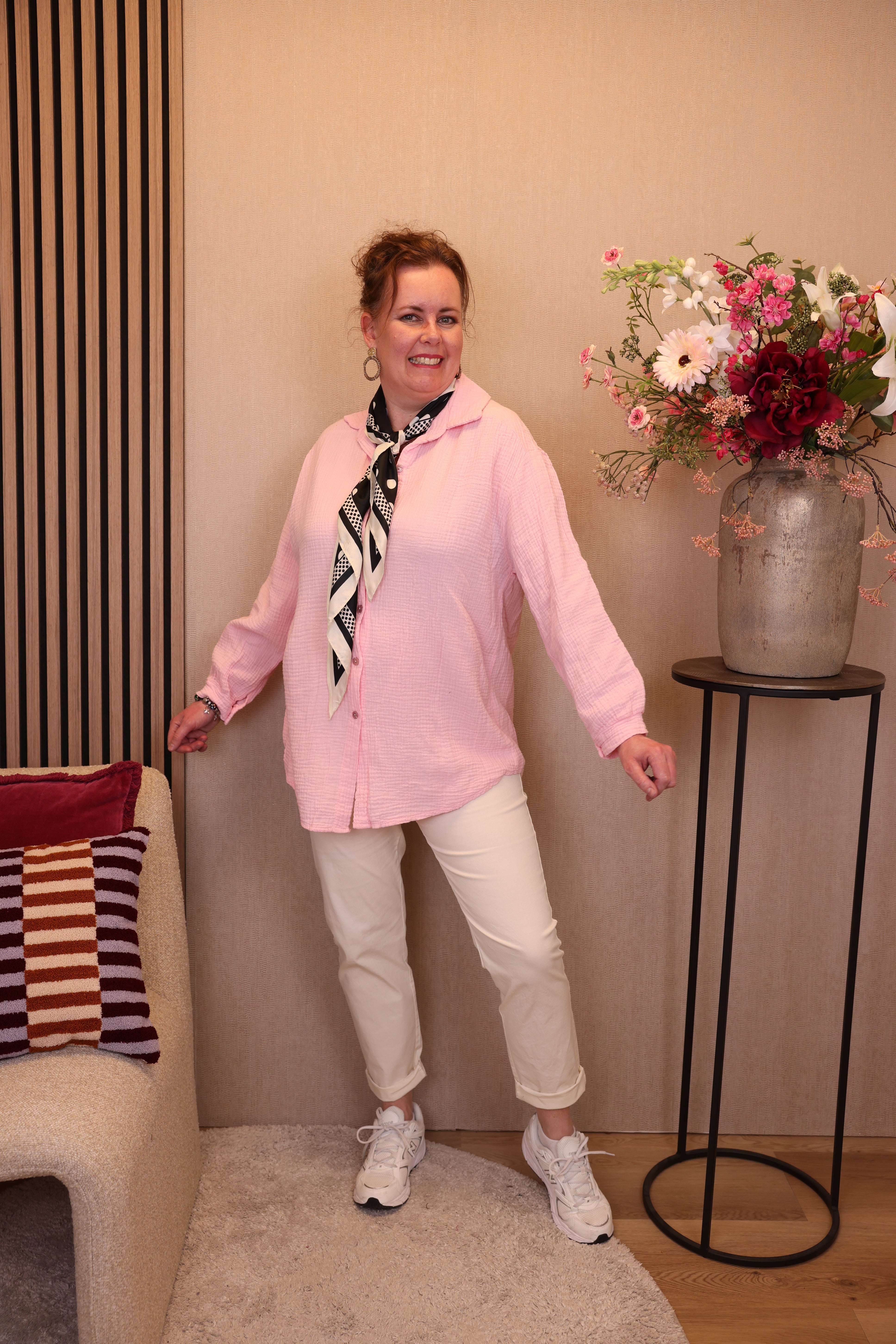 Sara | Blouse roze