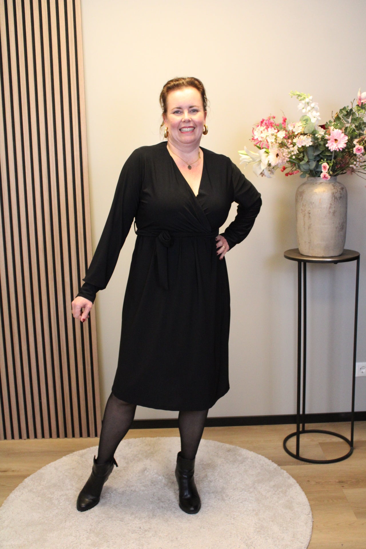 Ronja | Jurk zwart kort 38 t/m 44