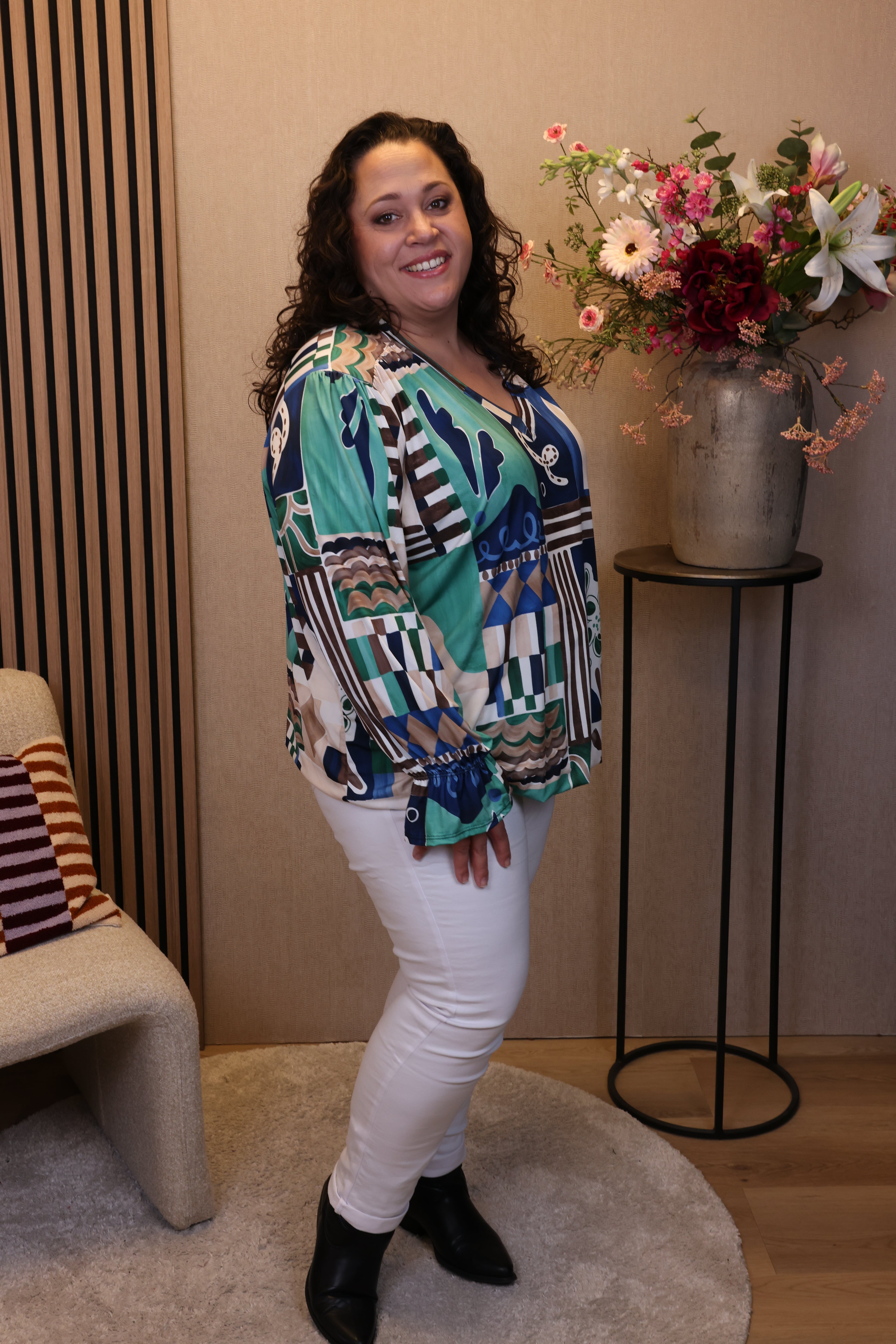 Fenke | Ballon top blauw