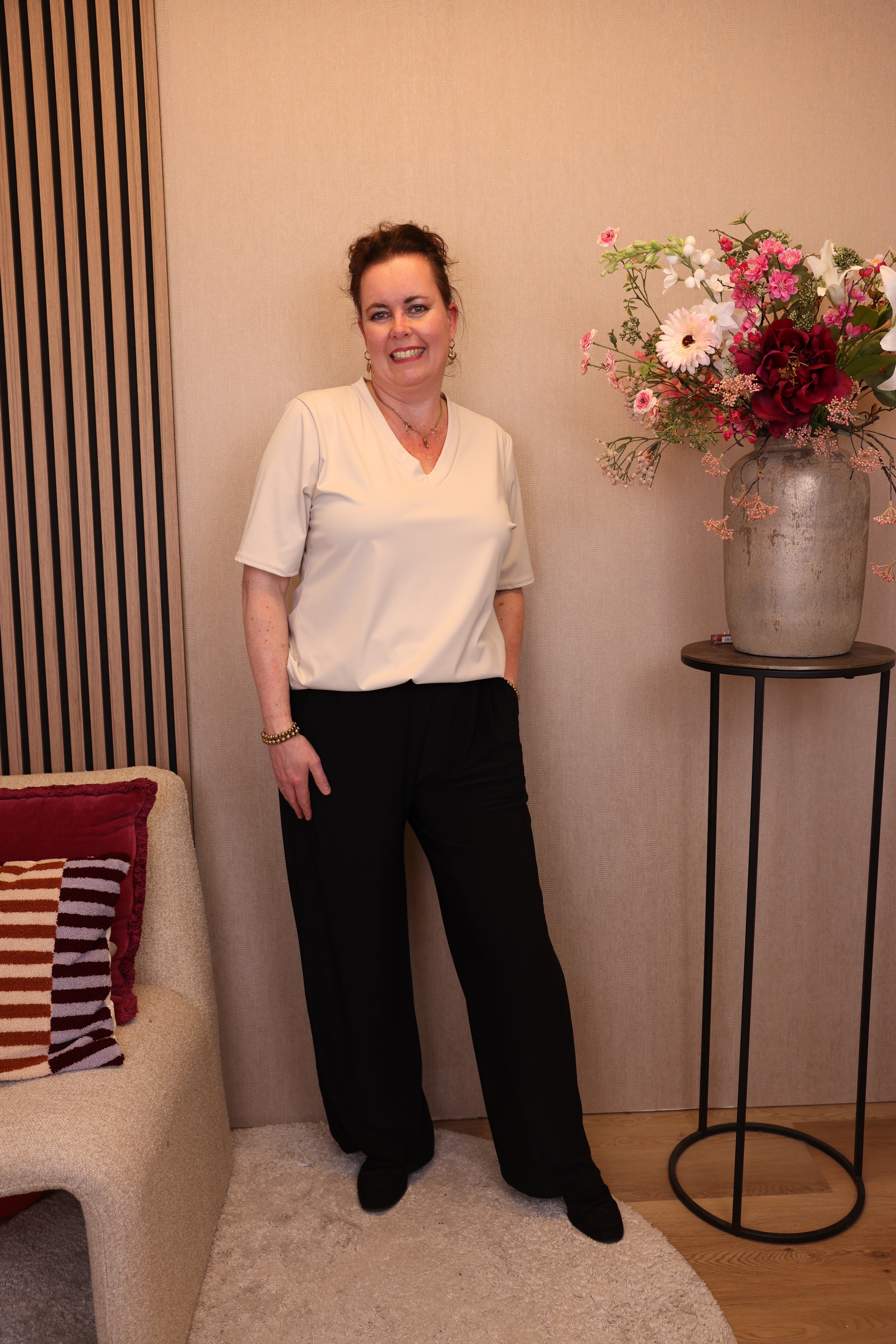 Ellen | Broek zwart met zakken