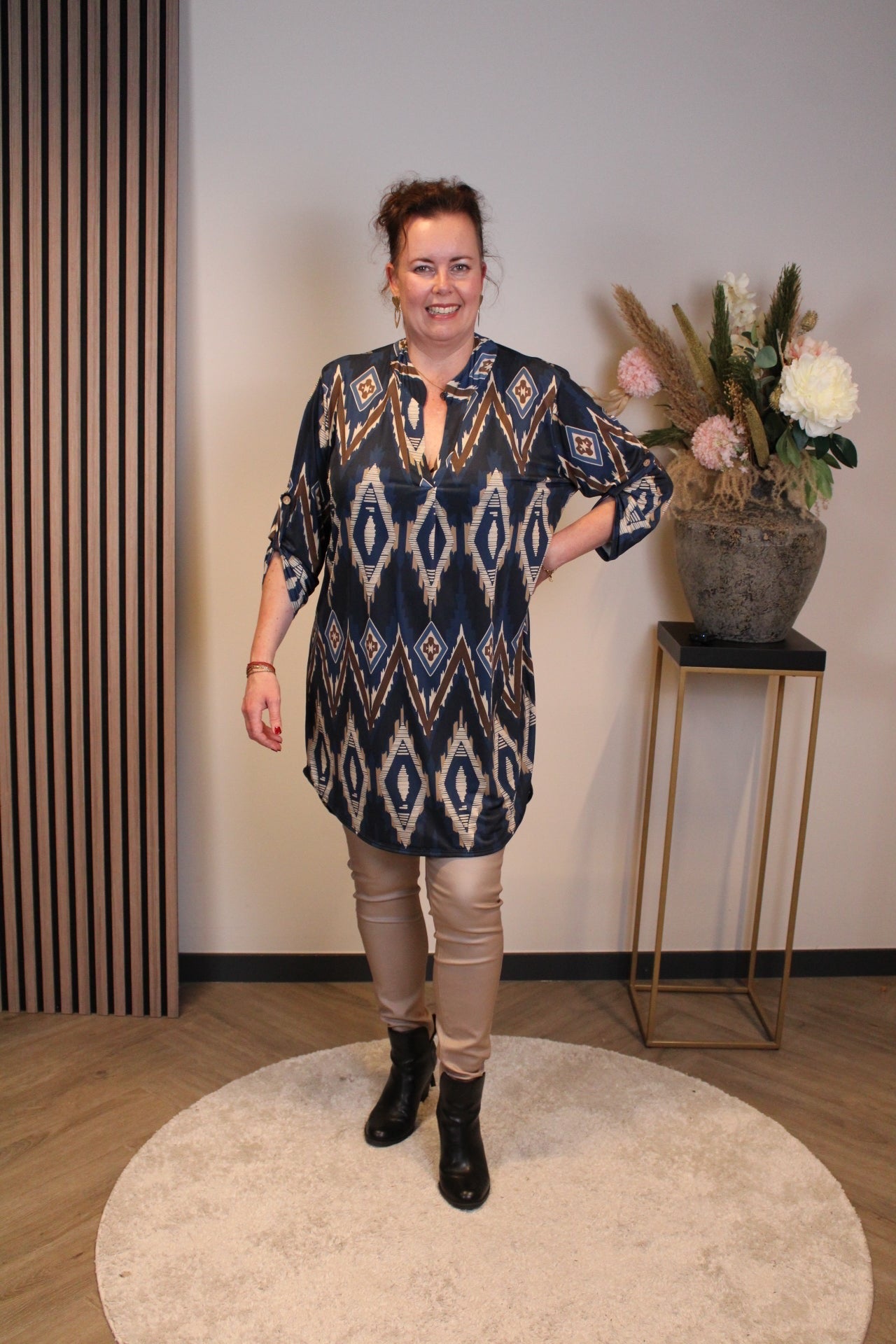 Iveta | Tuniek aqua 48 t/m 52