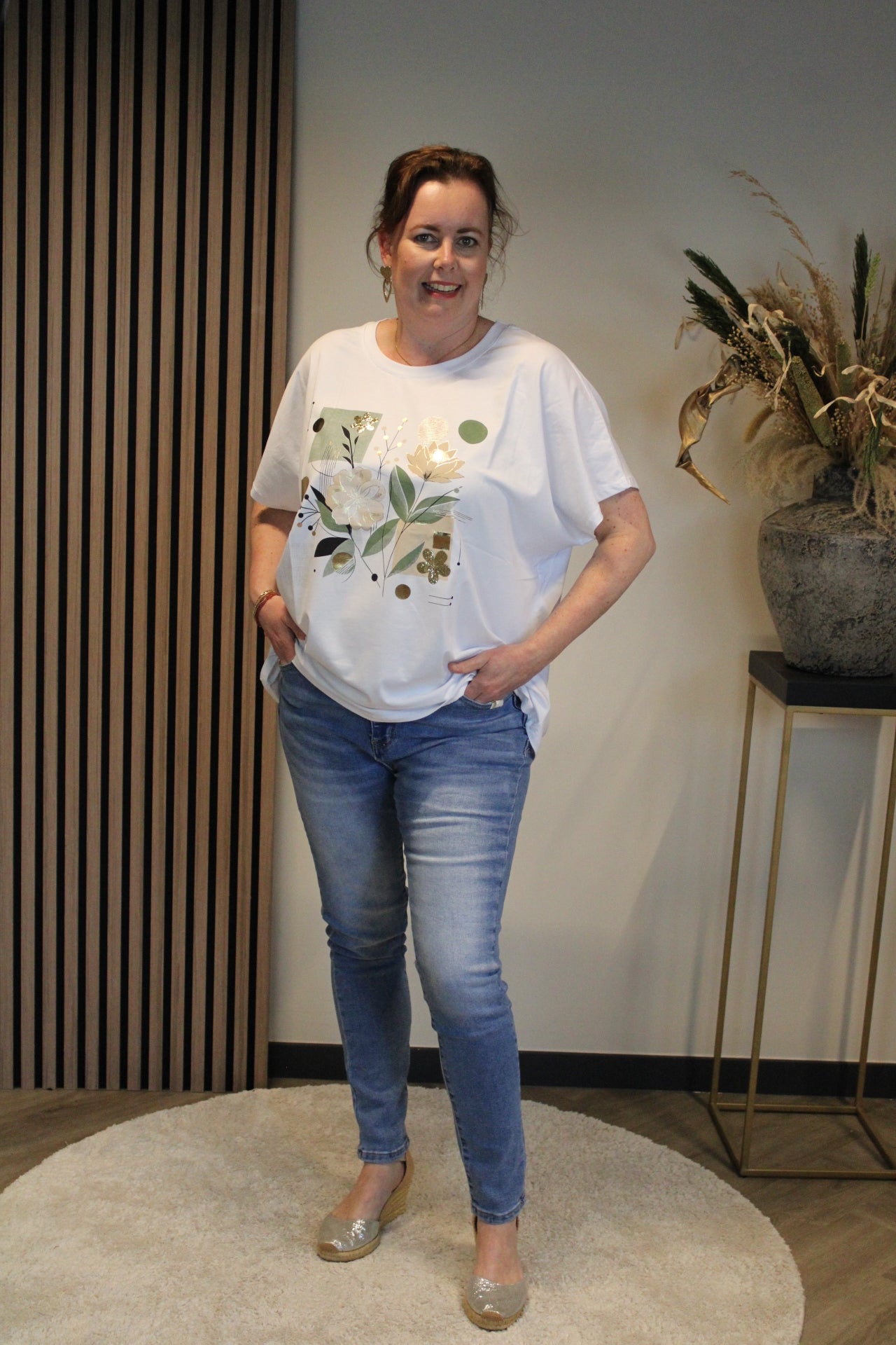 Uniek | T-shirt groen 44 t/m 48