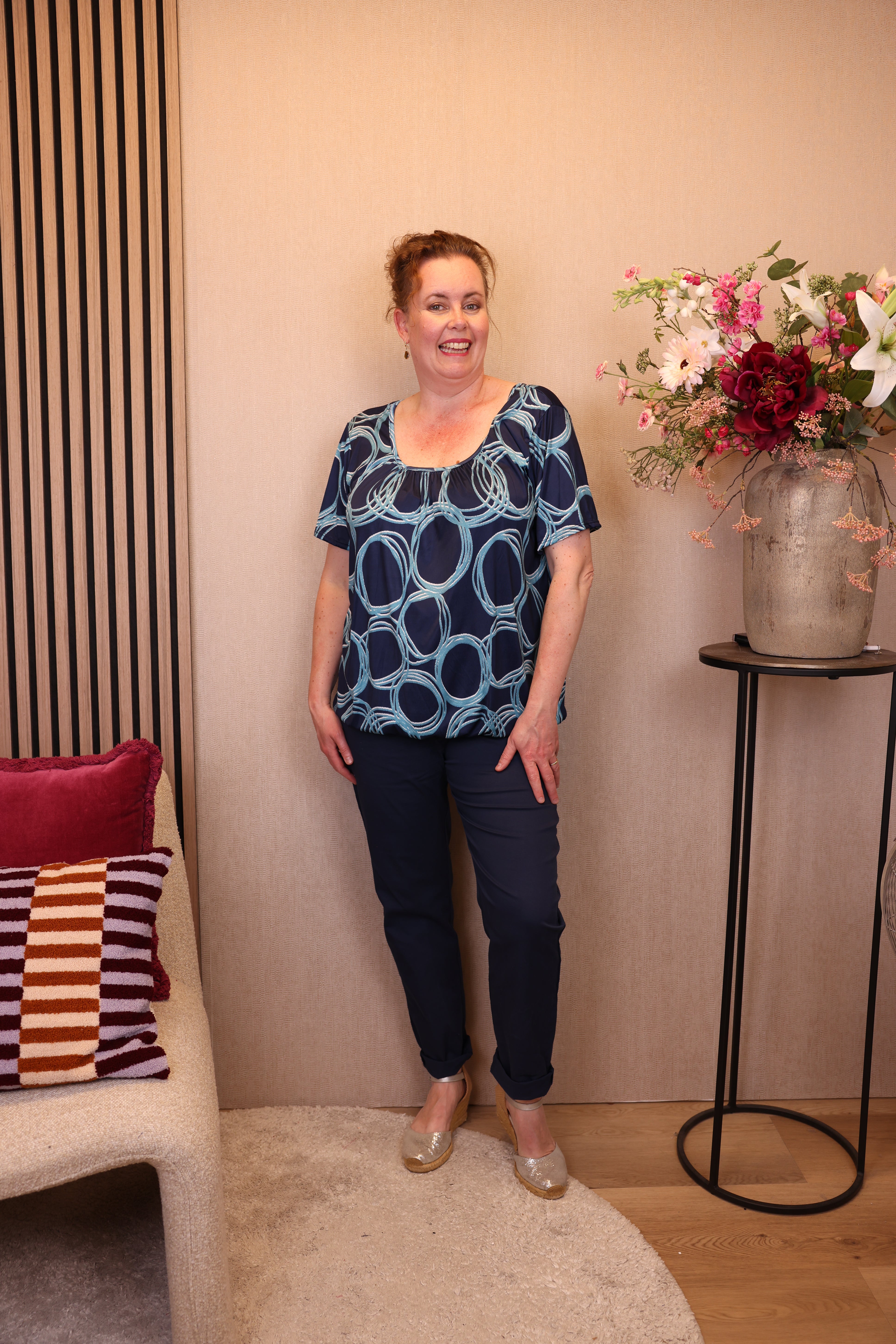 Lonne | Ballon top navy