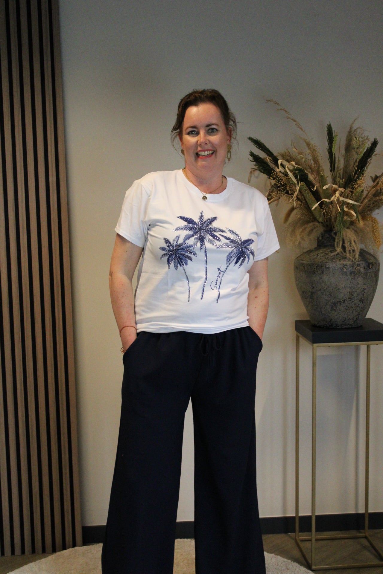 Palm | T-shirt blauw 38 t/m 42