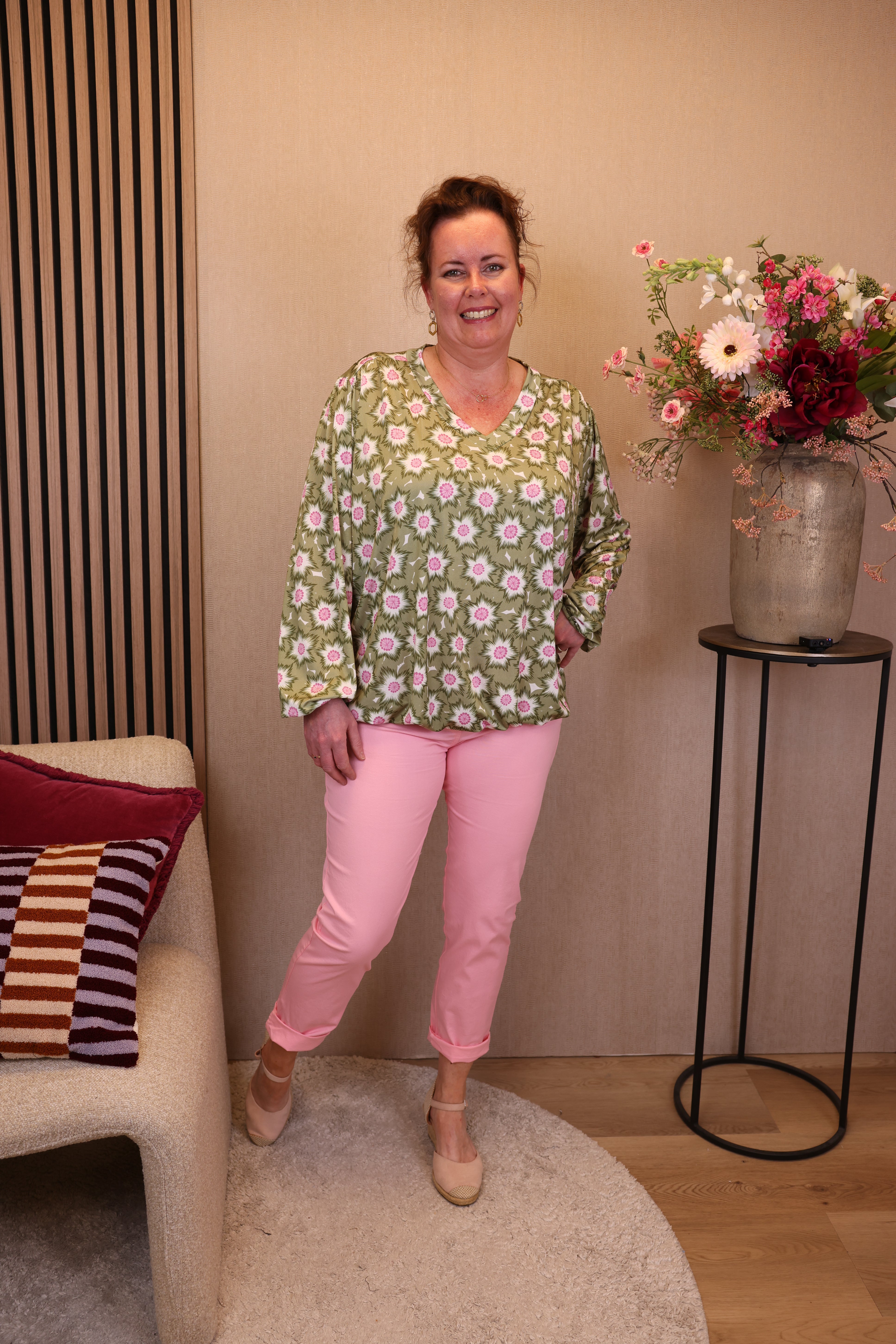 Mirre | Ballon top groen
