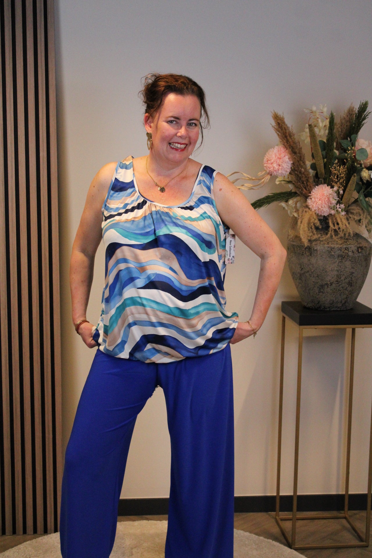 Niene | Top blauw 52 t/m 58