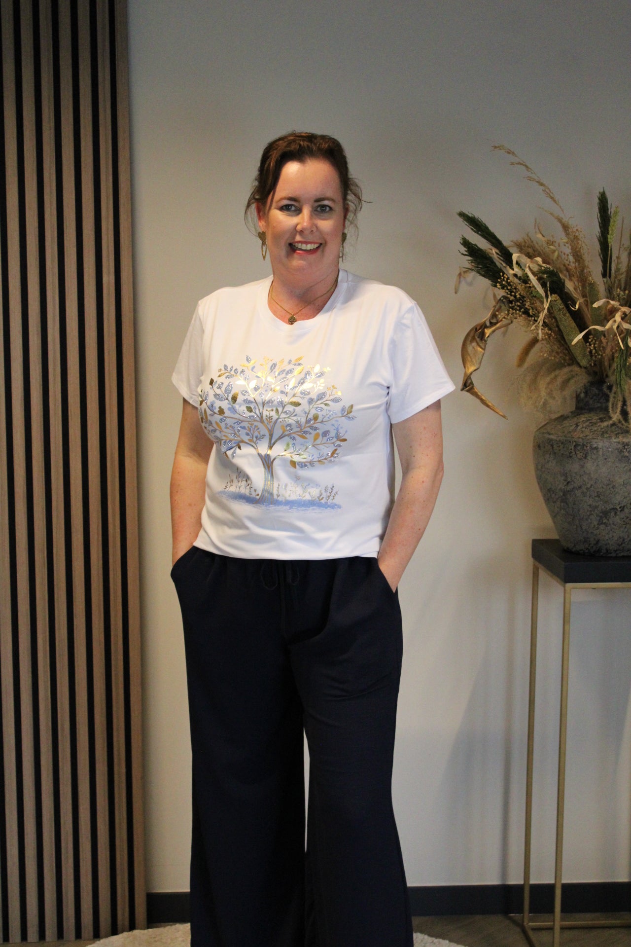 Boom | T-shirt blauw 38 t/m 42