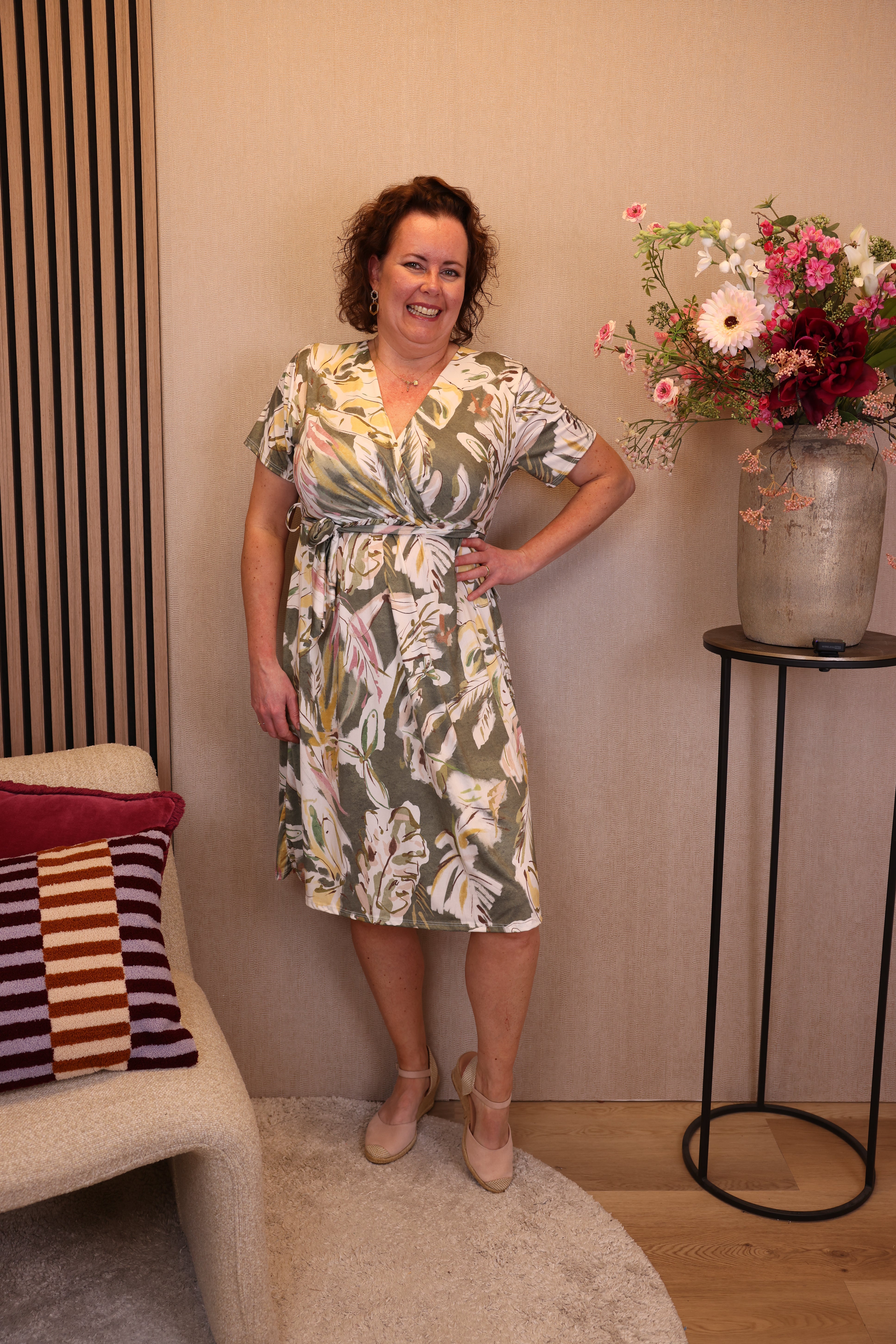 Nora | Jurk groen