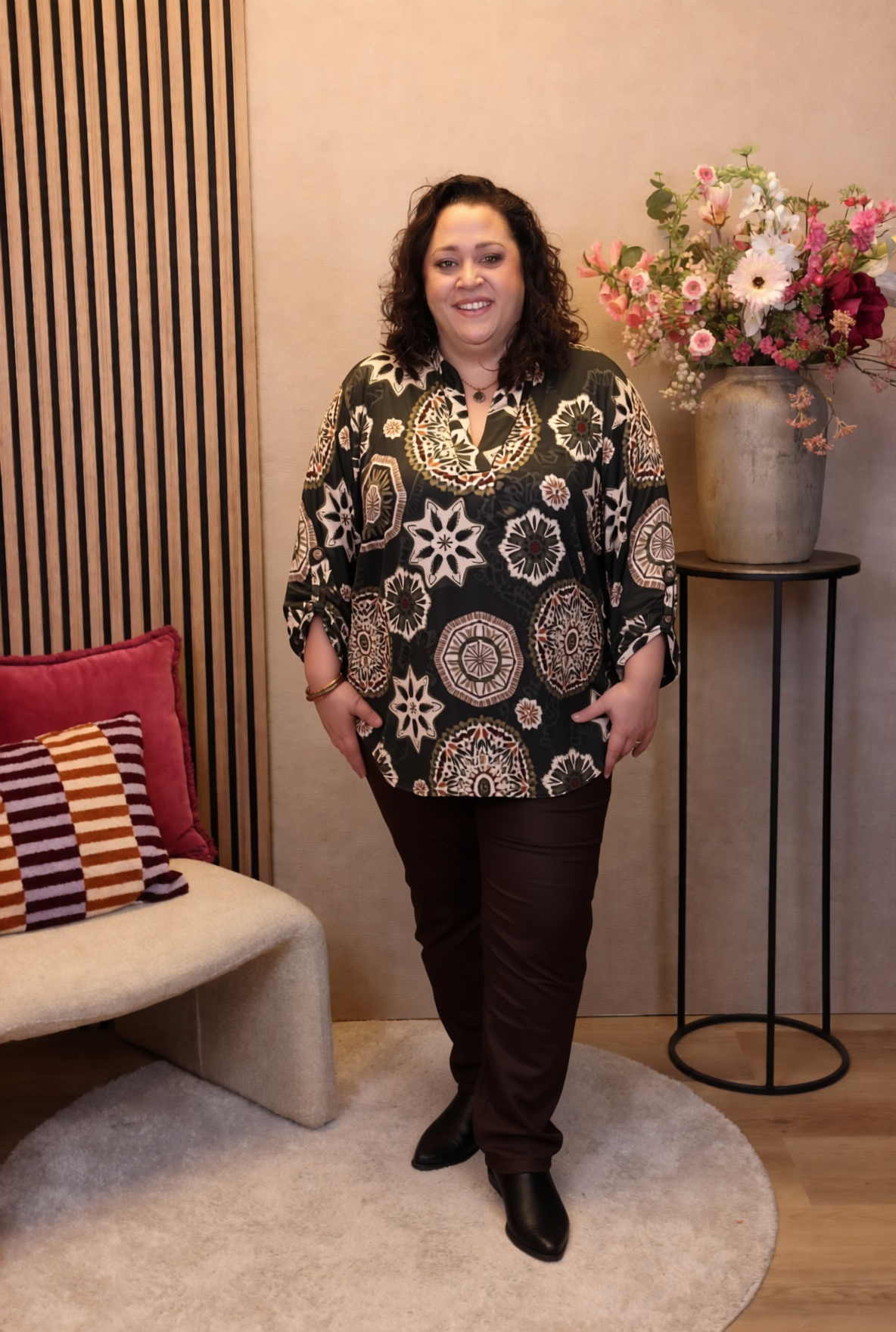 Sabine | Blouse groen