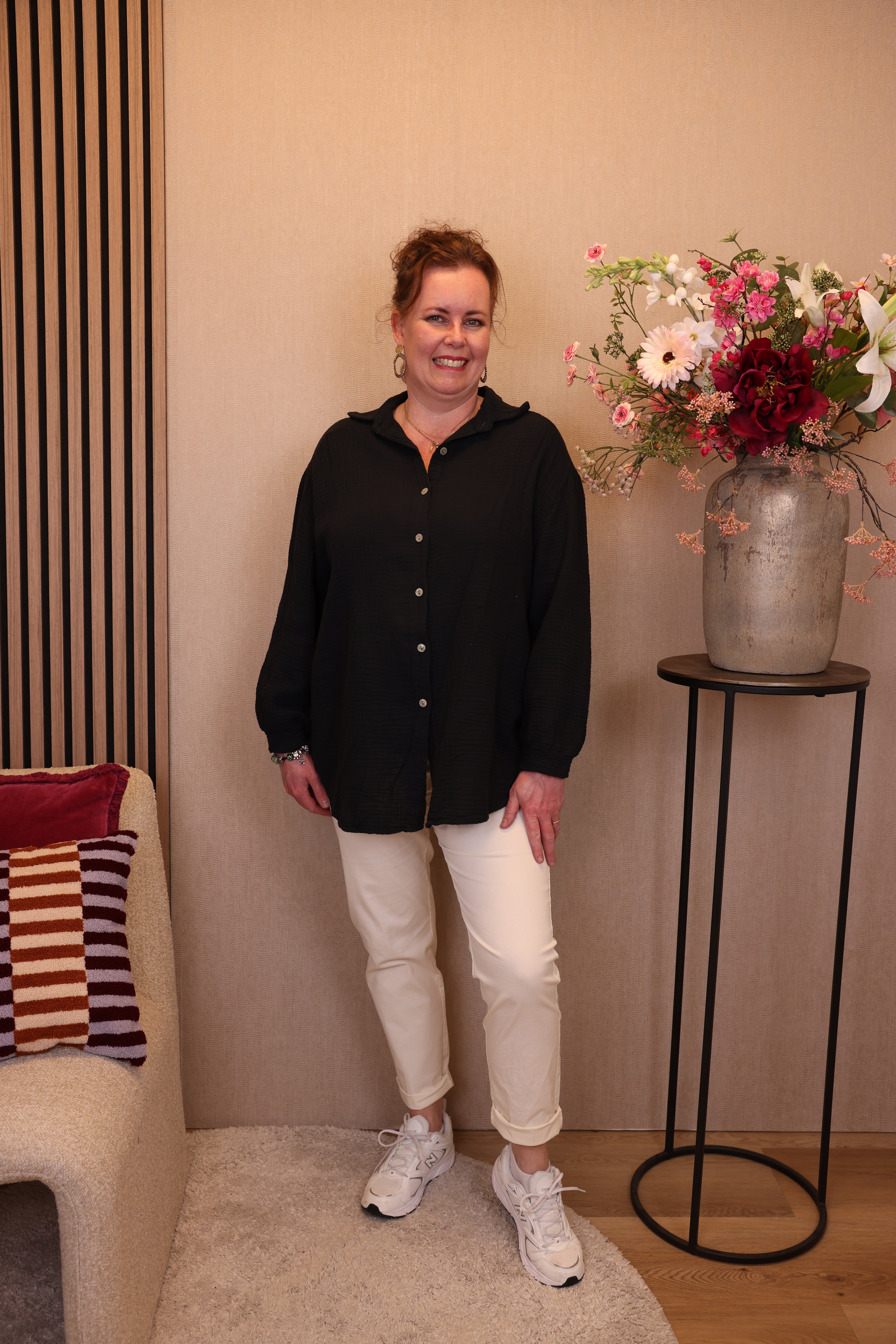 Sara | Blouse zwart