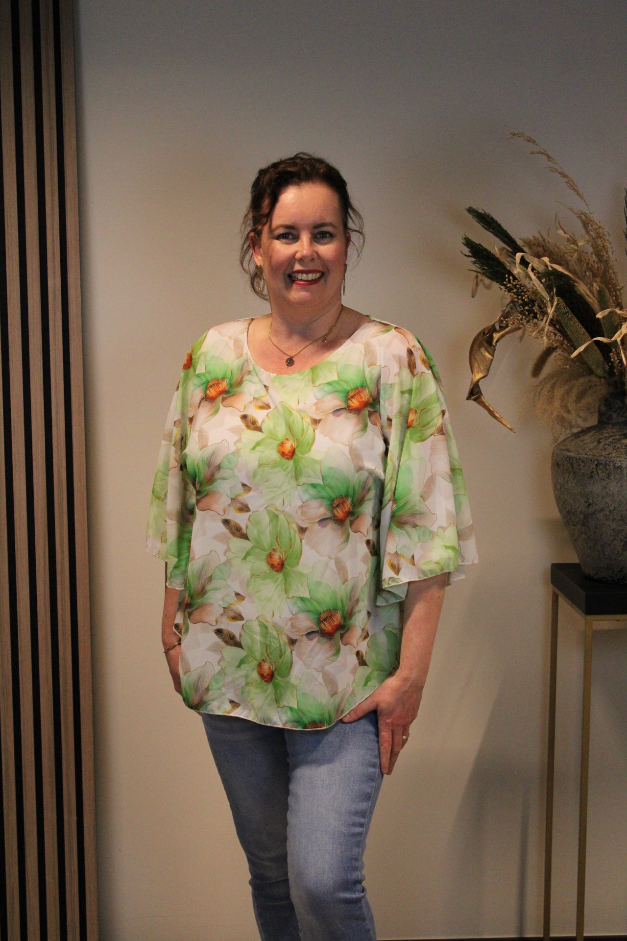 Belle | Blouse groen