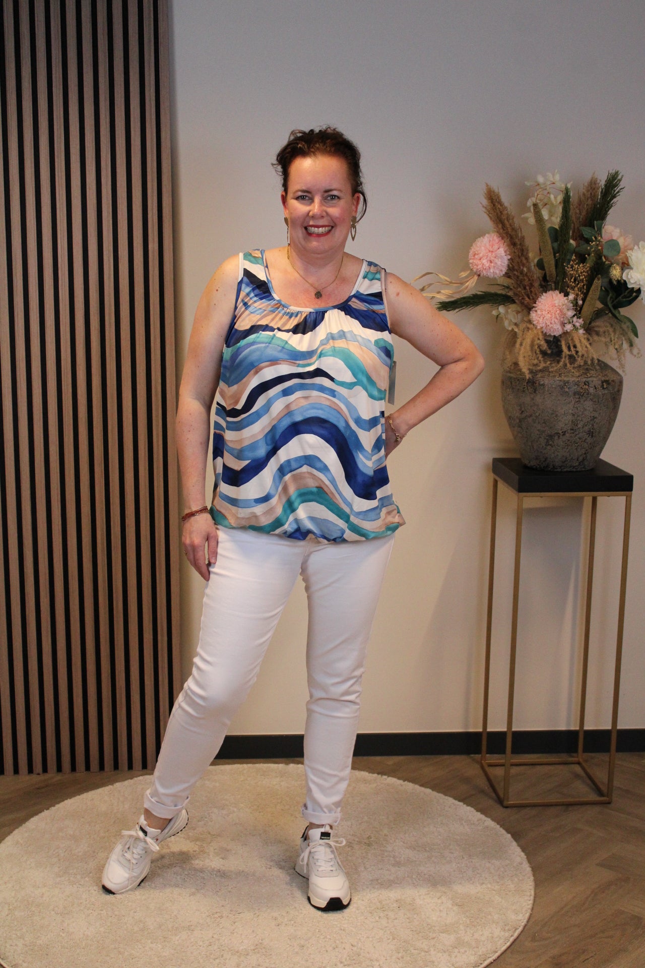 Niene | Top blauw 48 t/m 52