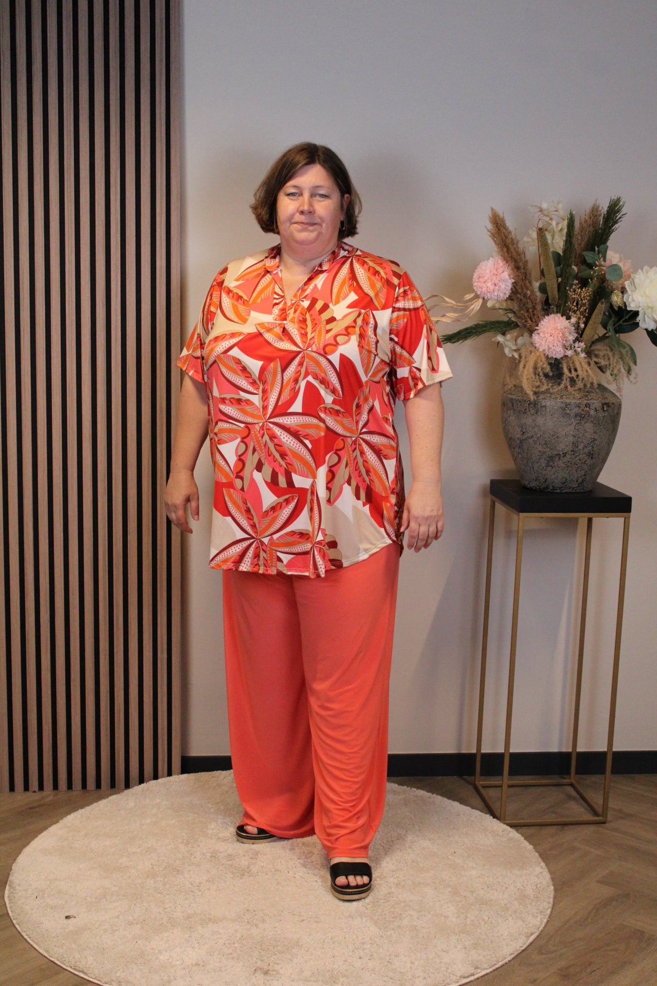 Ellen | Broek koraal