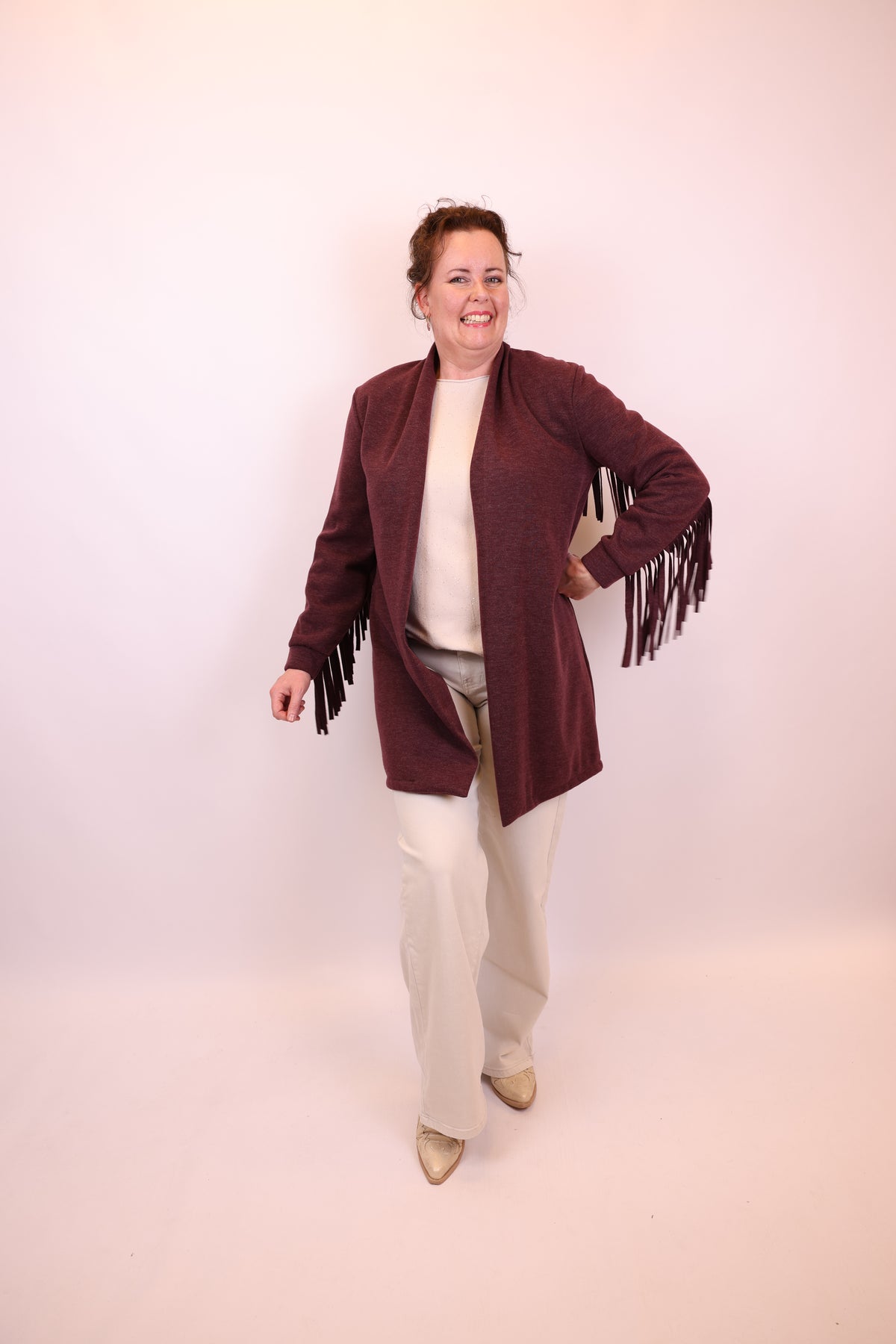 Evi | Vest bordeaux