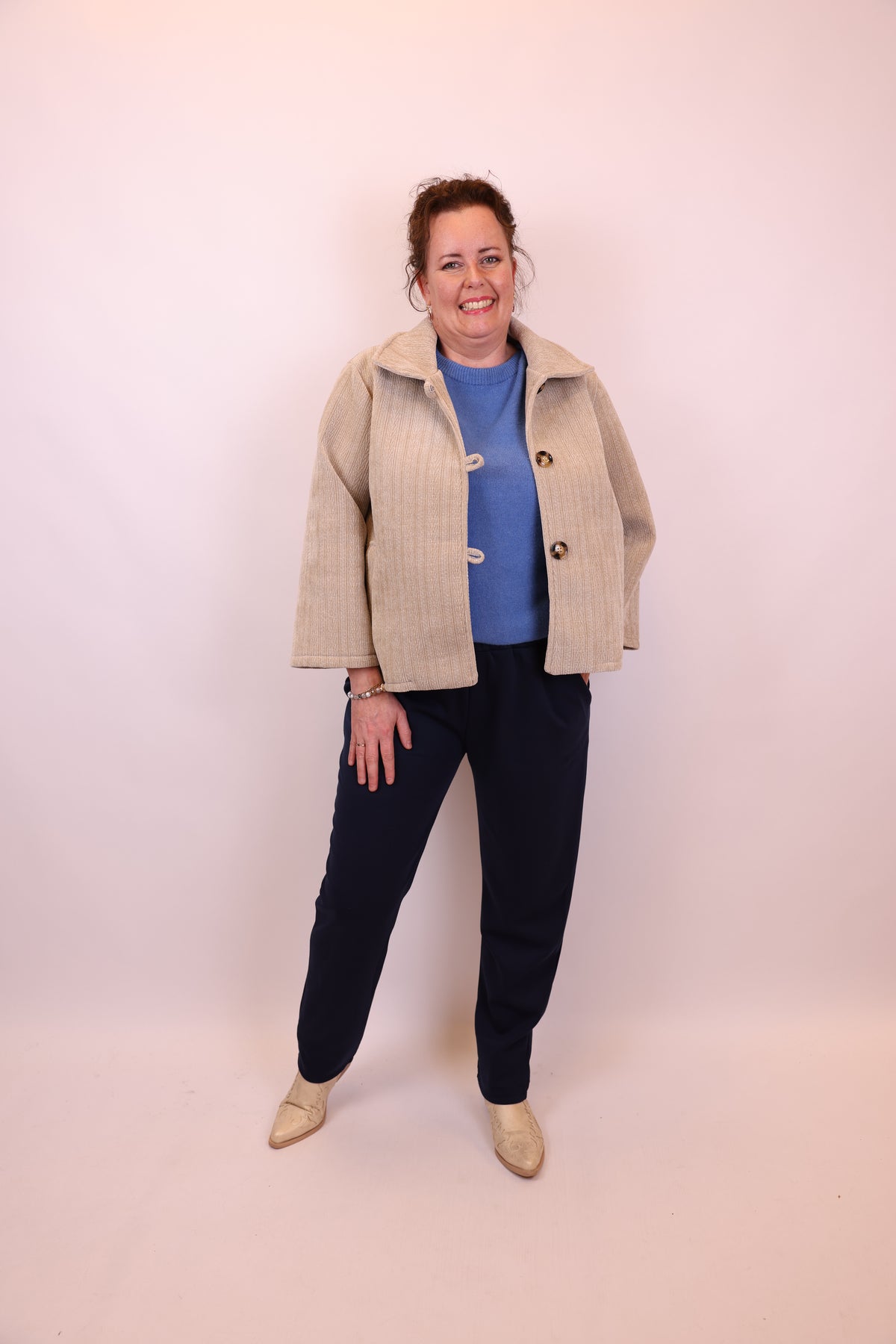 Lilou | Jasje beige