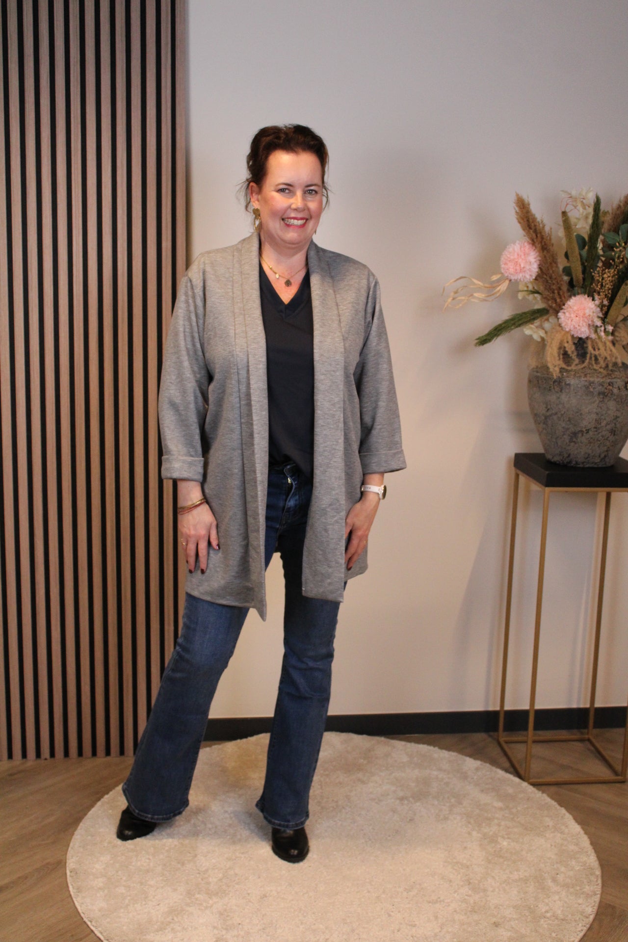 Liv | vest grijs 40 t/m 44