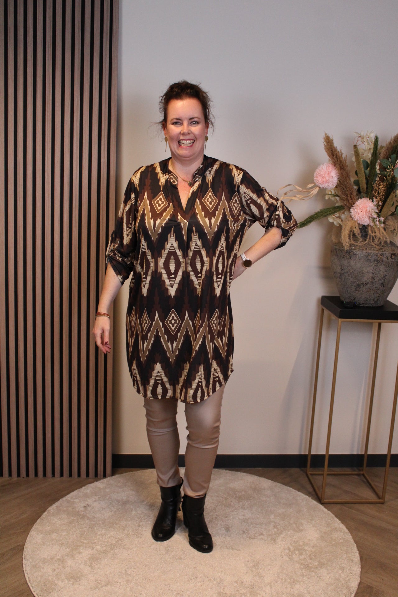 Iveta | tuniek bruin 38 t/m 48