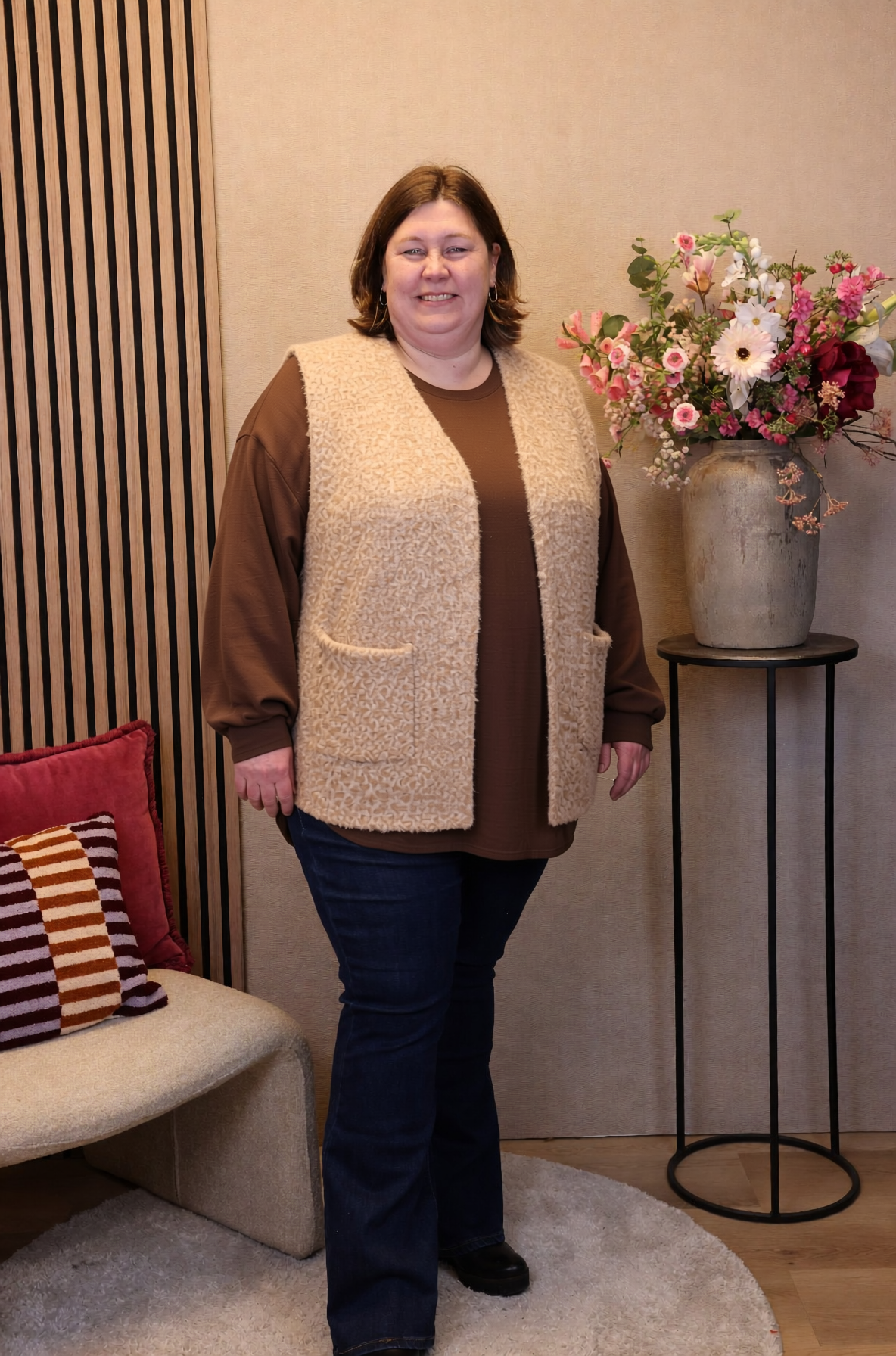 Luna | Gilet beige