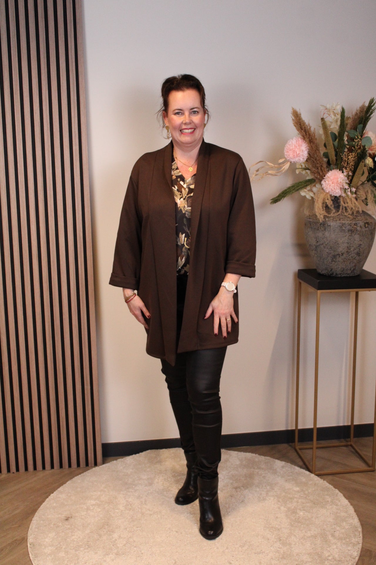 Liv | vest bruin 46 t/m 50