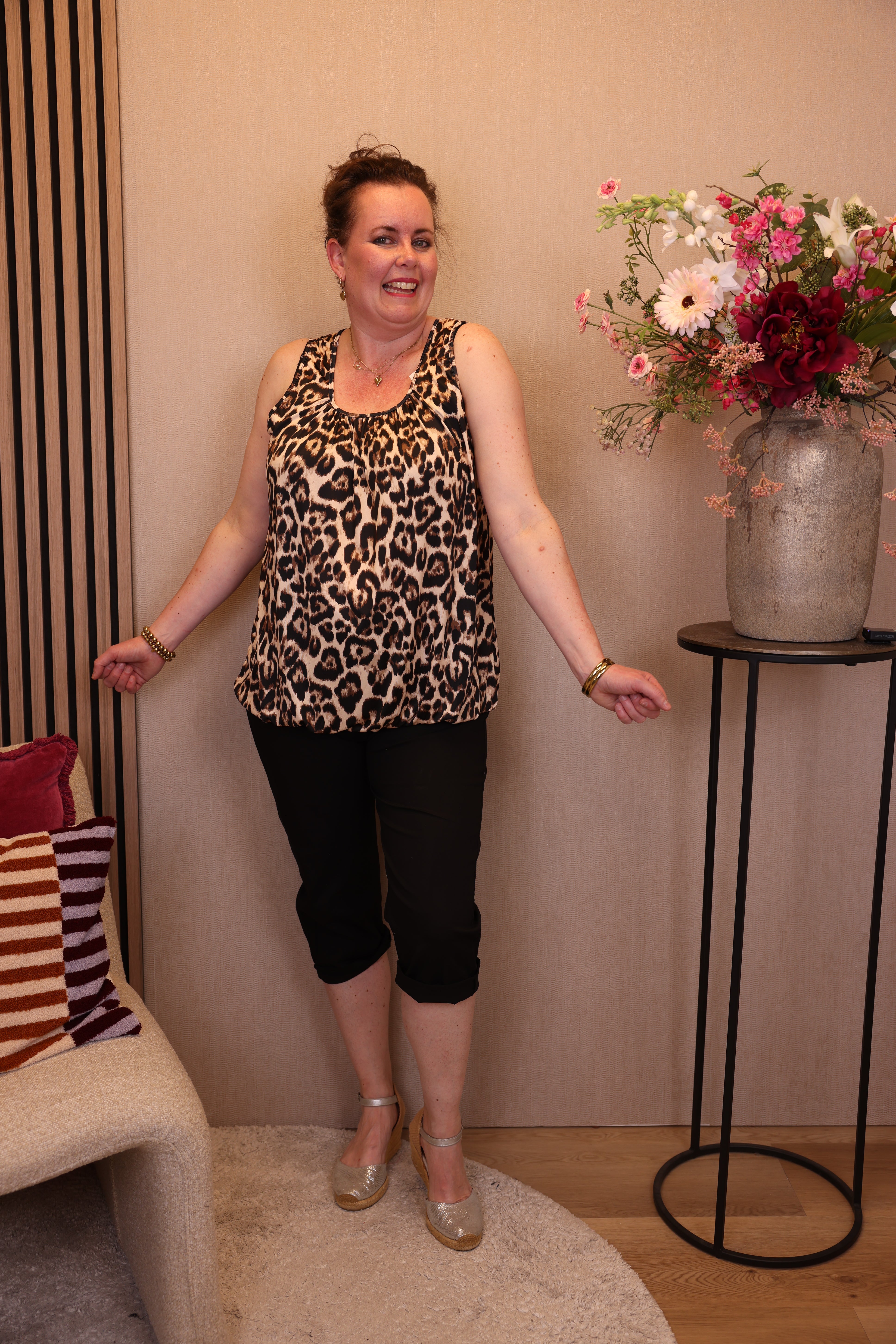 Isabel | Ballon top panter