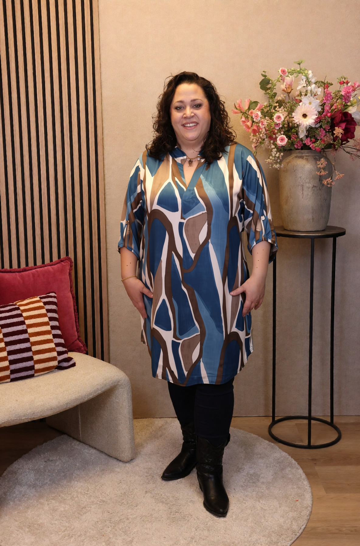 Dasha | Tuniek aqua