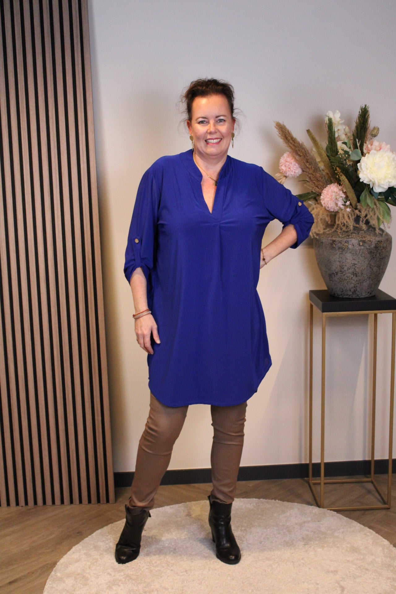 Mila | tuniek kobalt 52 t/m 58