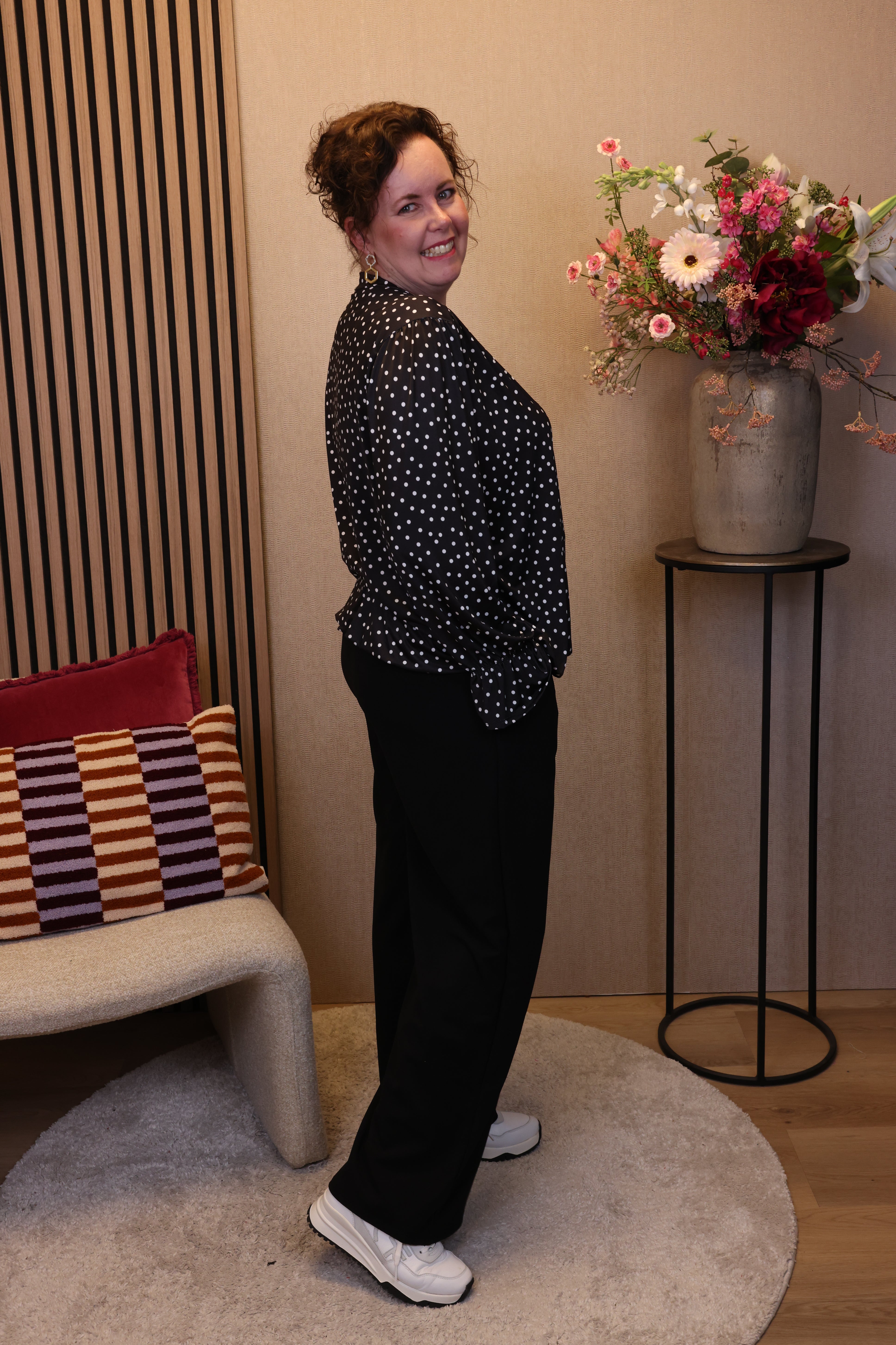 Janne | Broek zwart viscose