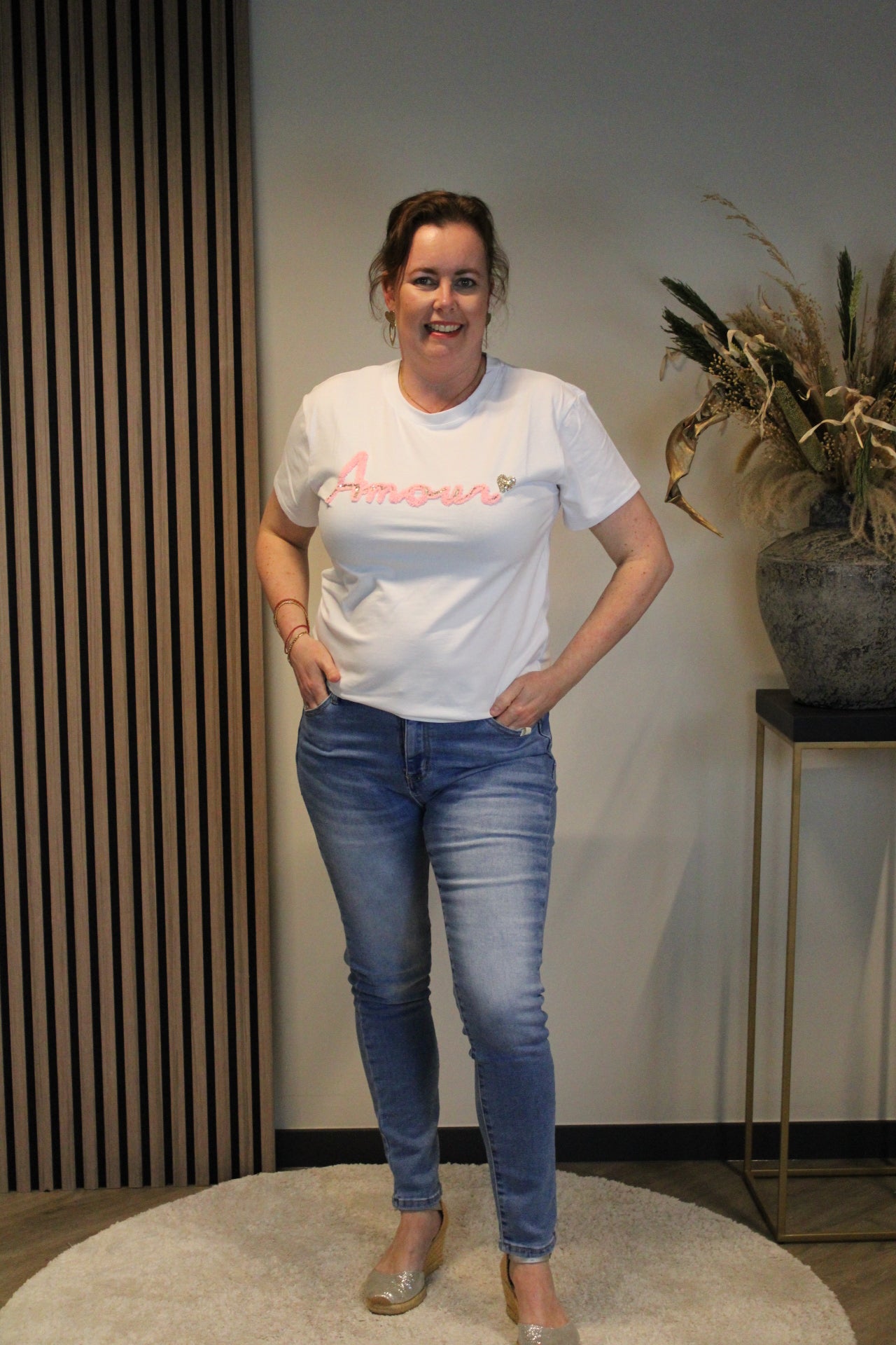 Amour | T-shirt roze 38 t/m 42