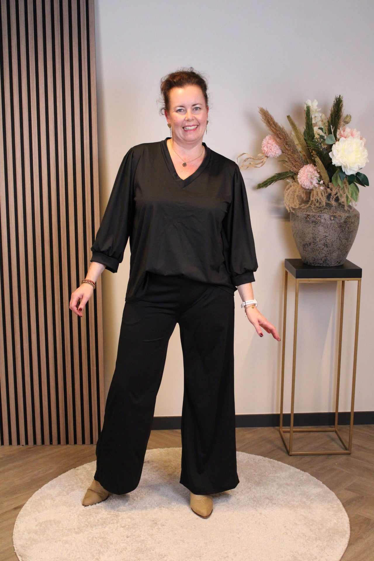 Kiki | Broek zwart 40 t/m 44
