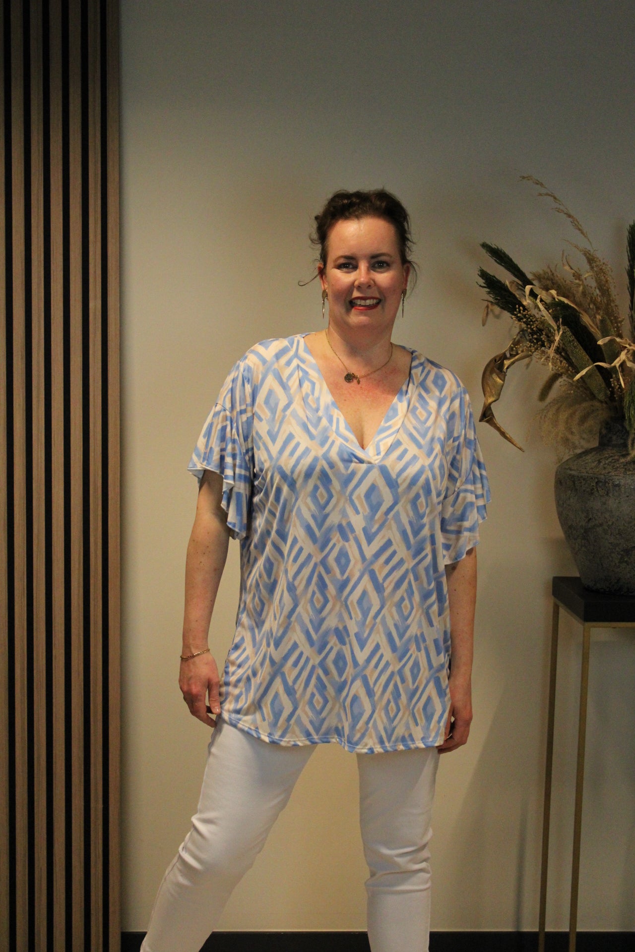 Ruby | Blouse korte mouw 40 t/m 48