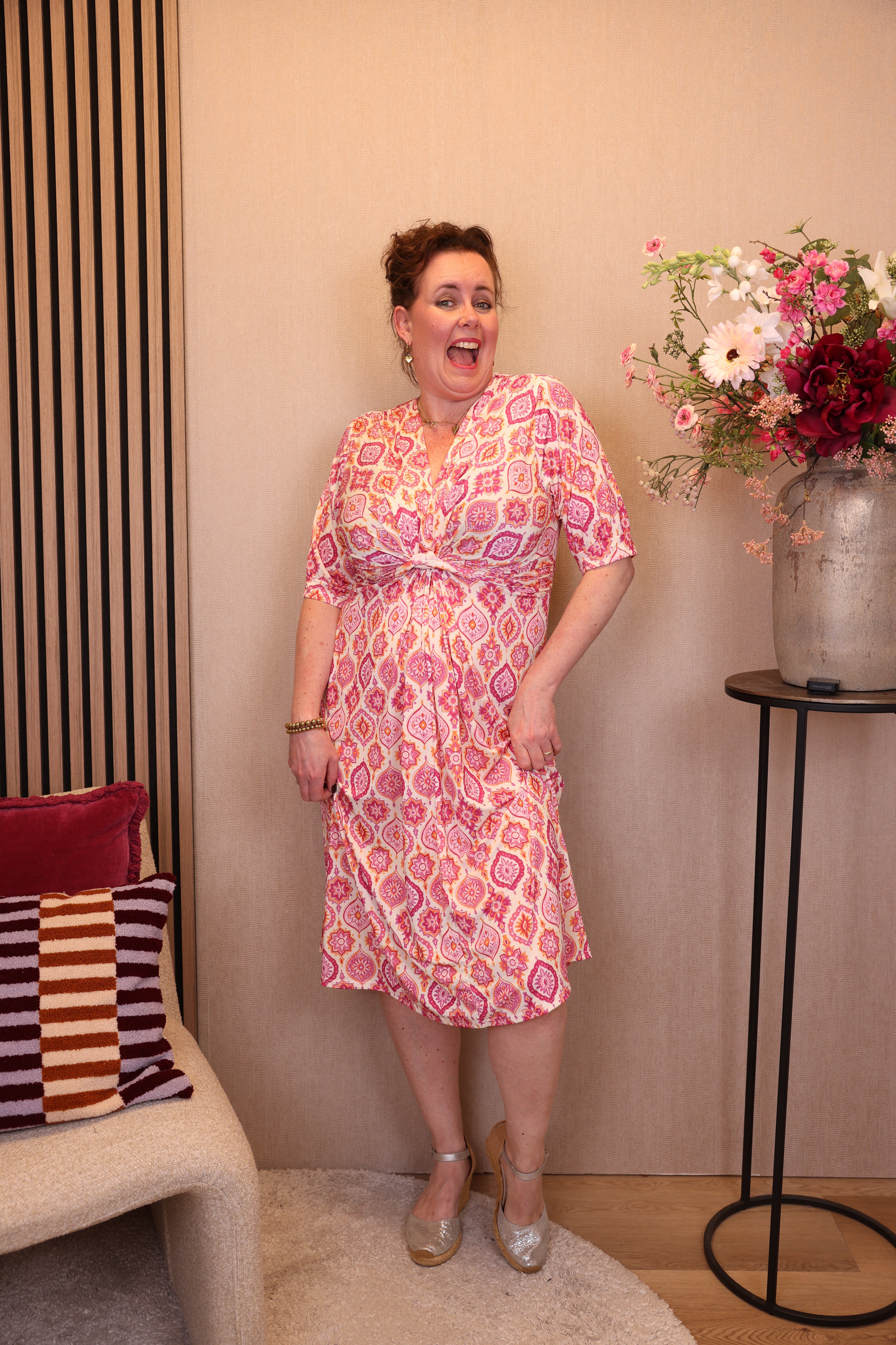 Bente | Jurk roze