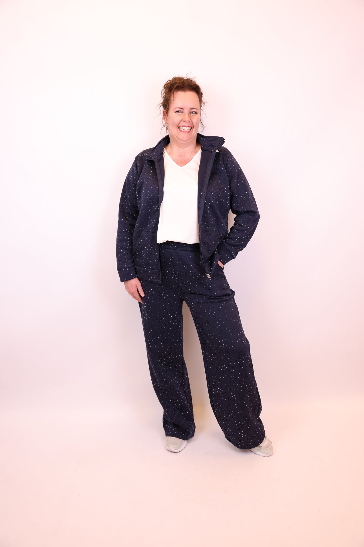 Marin | Jasje blauw glitter