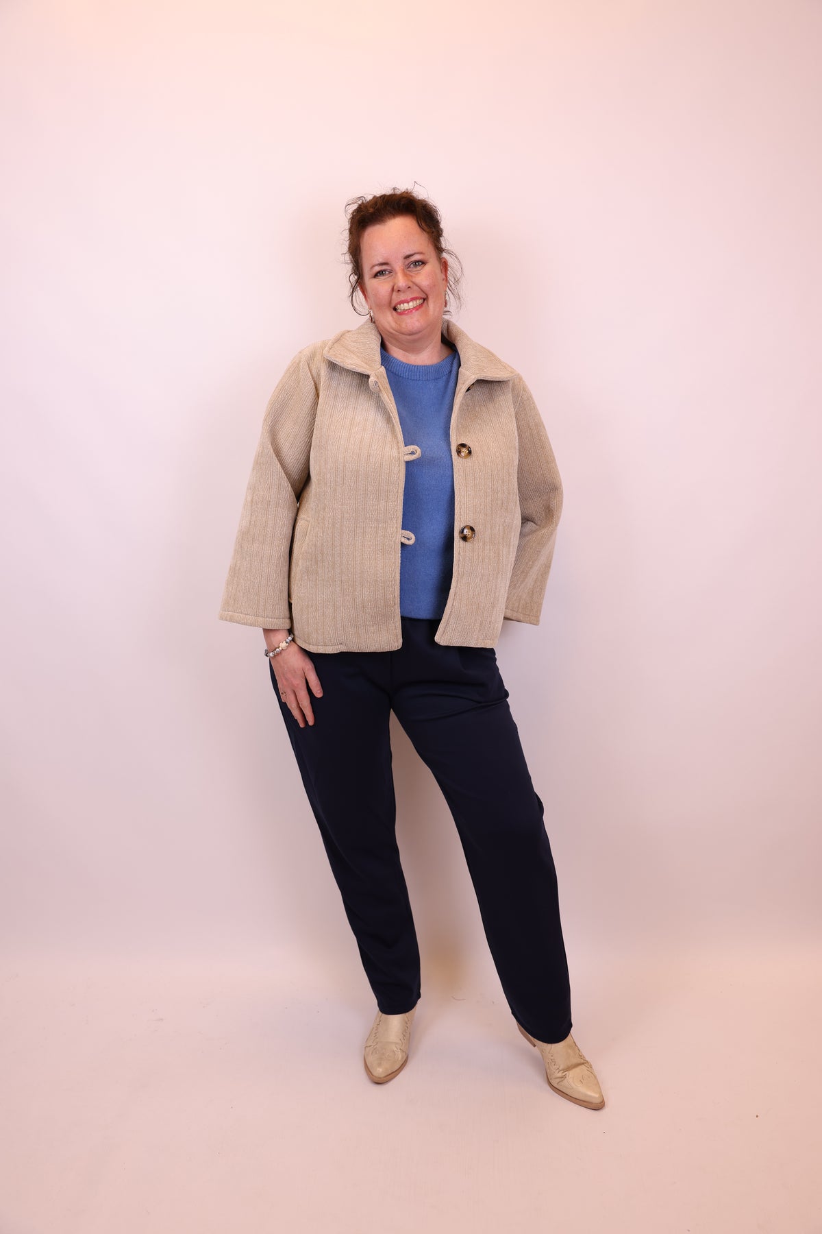 Lilou | Jasje beige