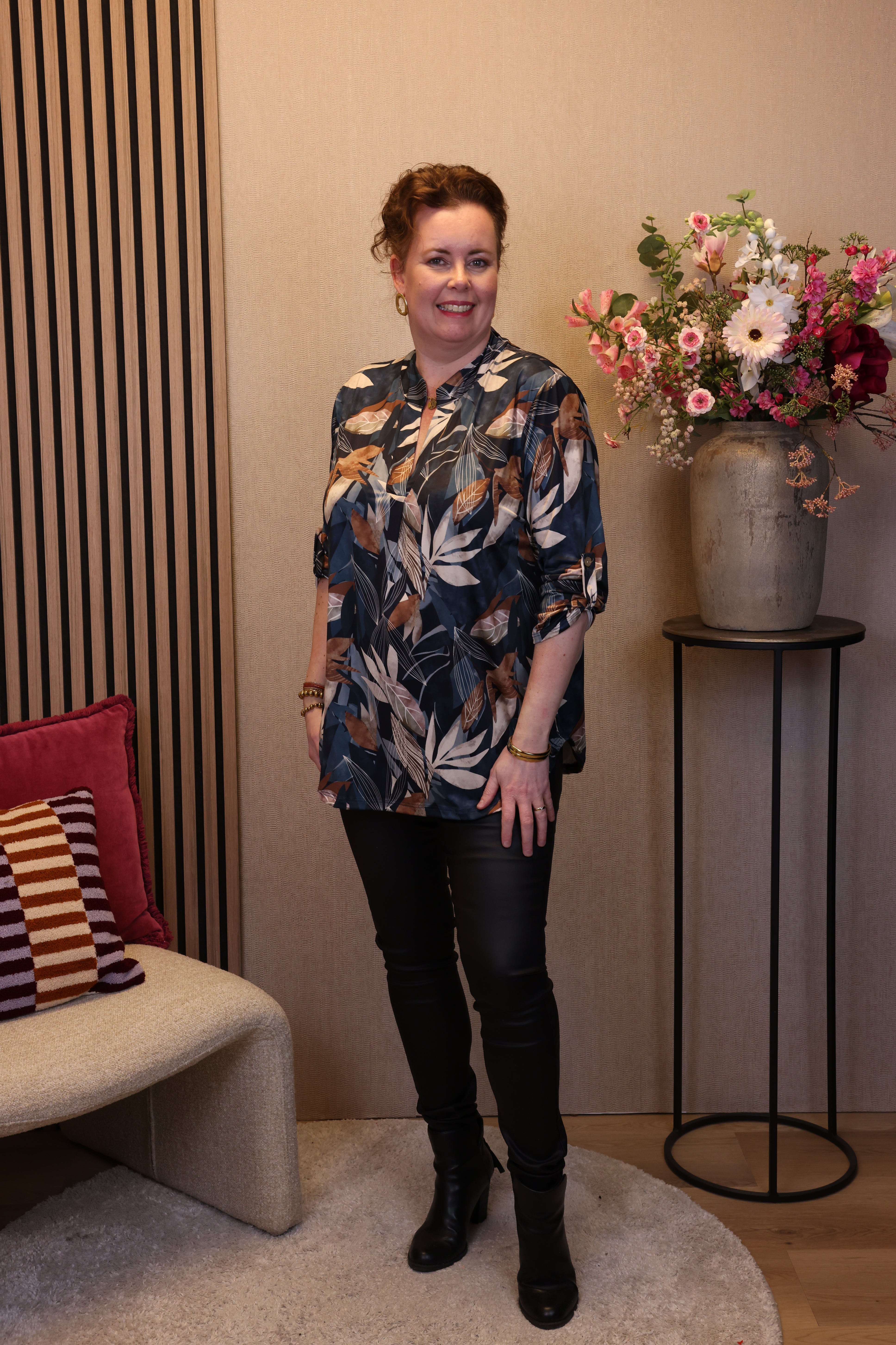 Samira | Blouse blauw