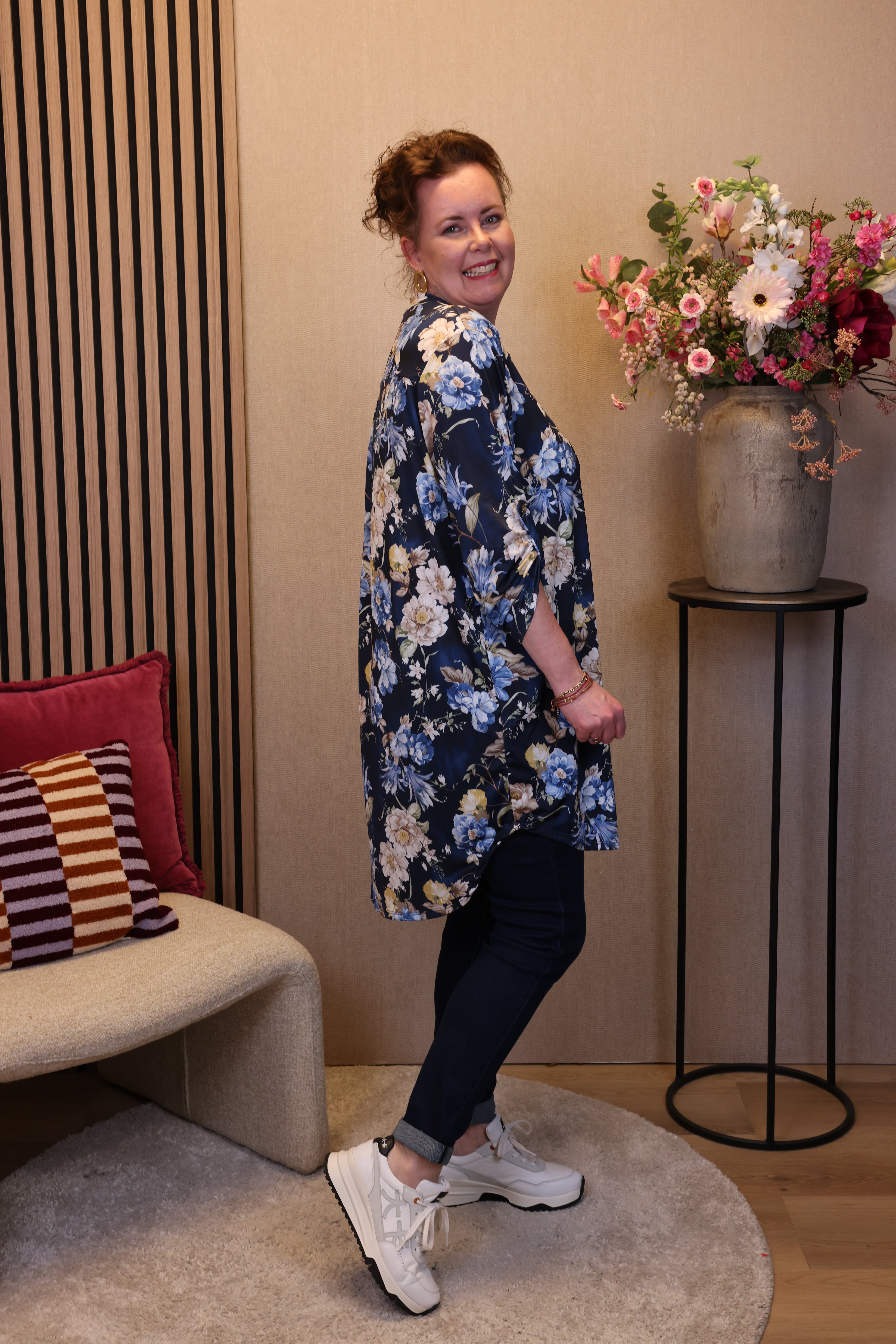 Nathalie | Tuniek blauw