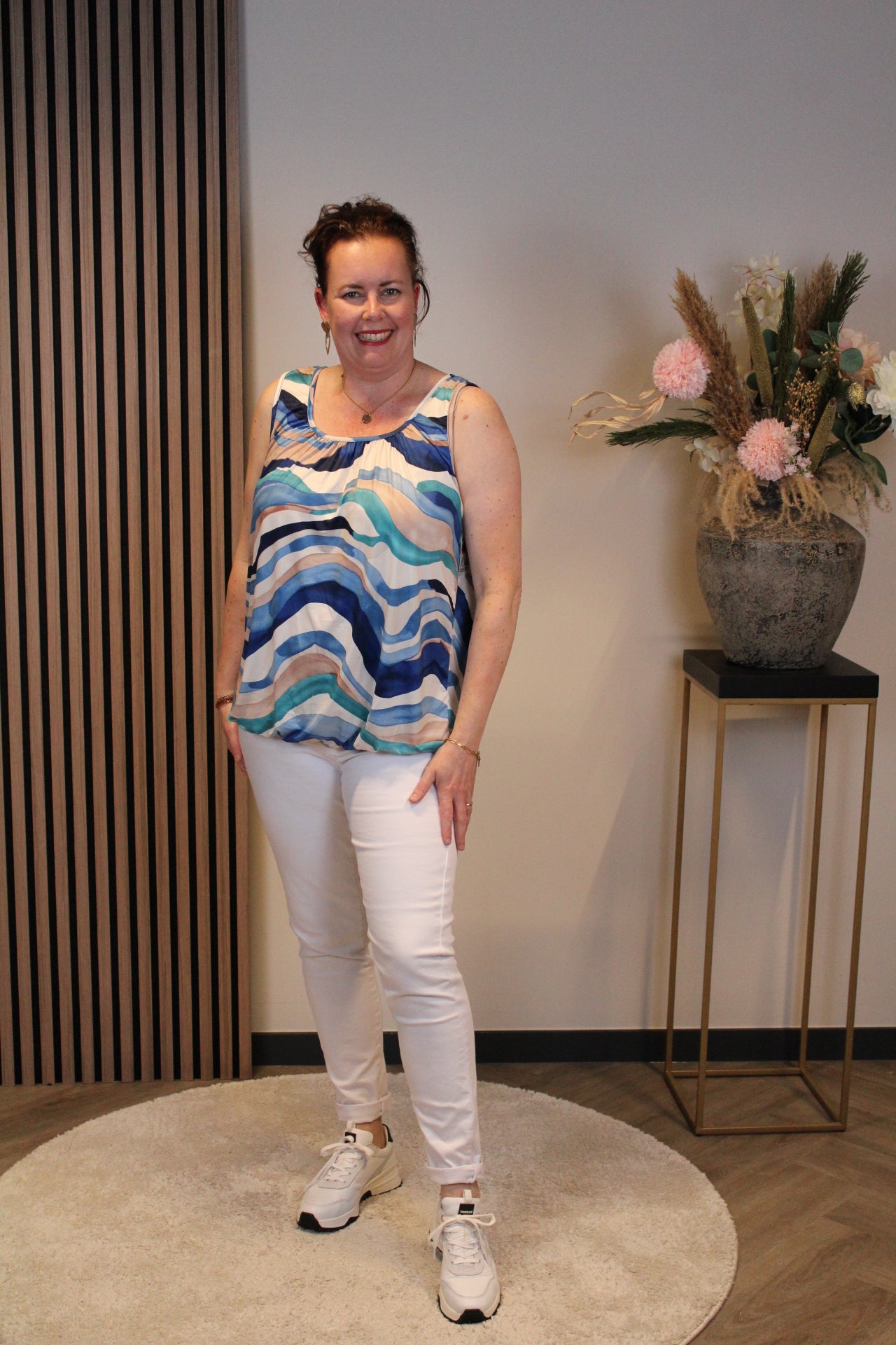 Niene | Top blauw 48 t/m 52