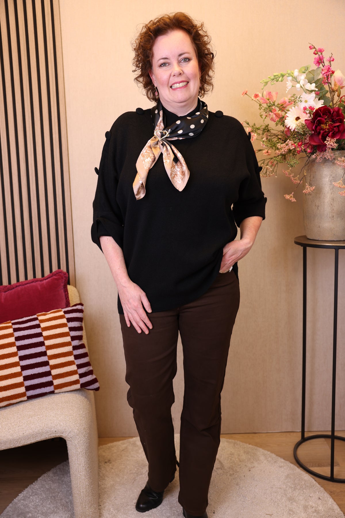 Effie | Trui zwart