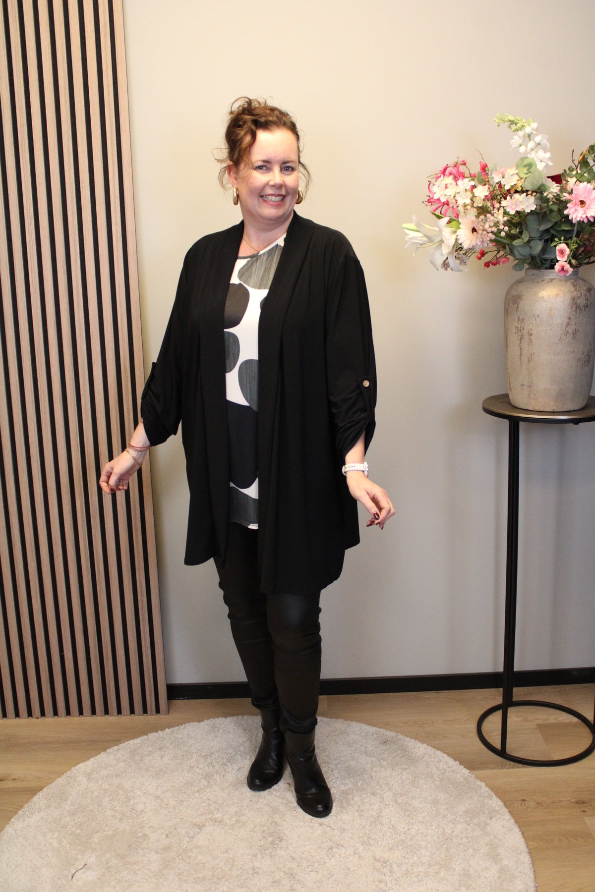 Nienke | Vest zwart kort