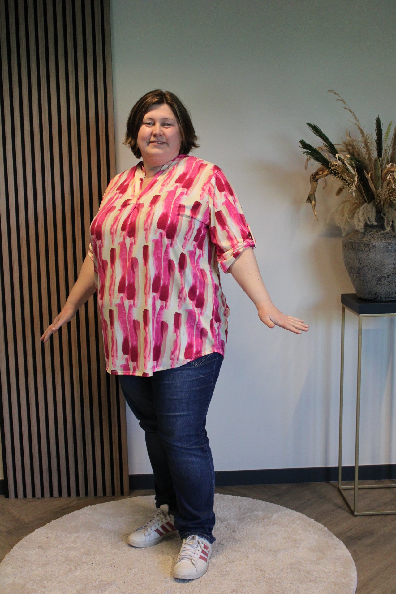 Madelief | Blouse roze 52 t/m 58