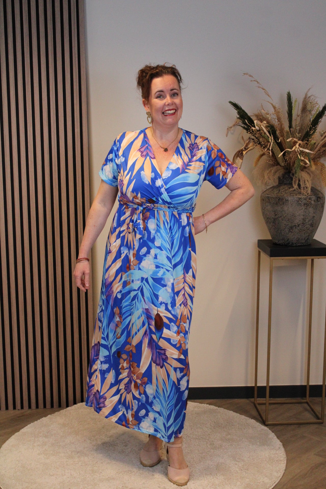 Annabel | Jurk blauw 38 t/m 44