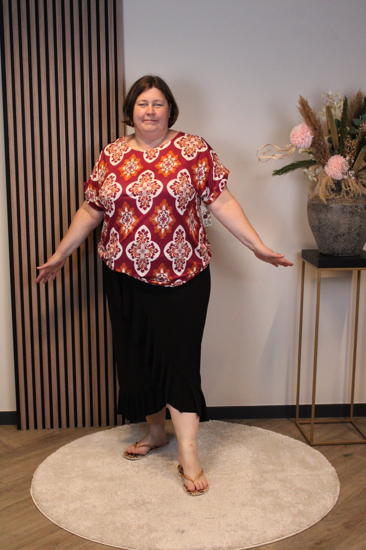 Rhea | Top roze
