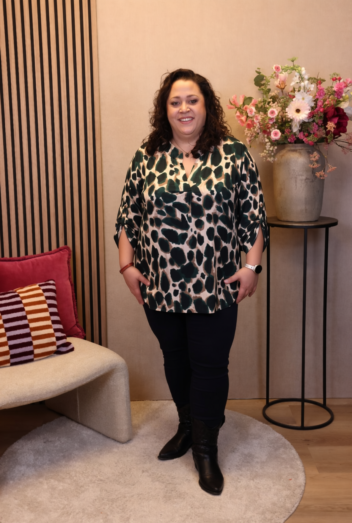 Mirella | Blouse groen