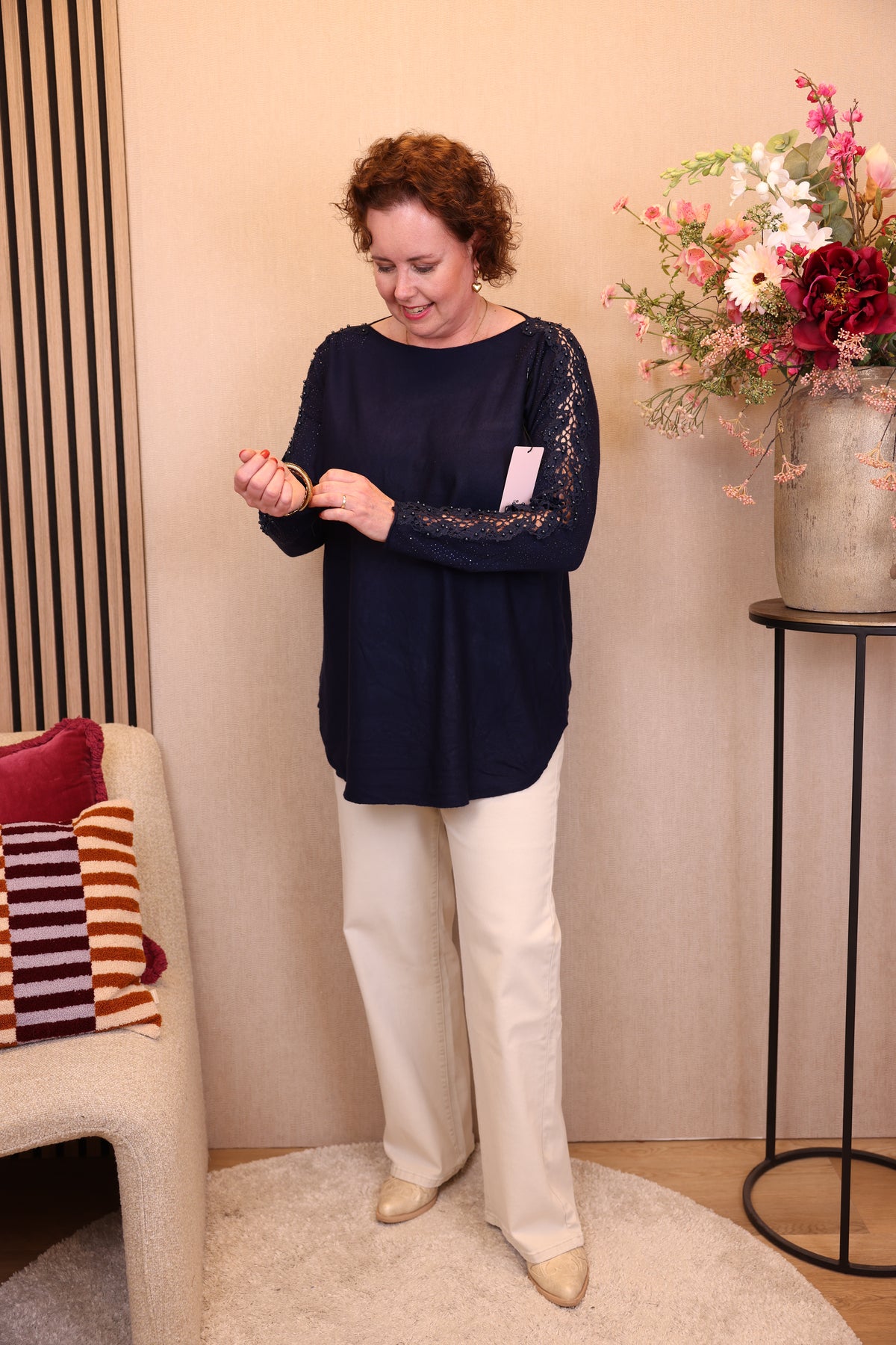 Perla | Trui navy