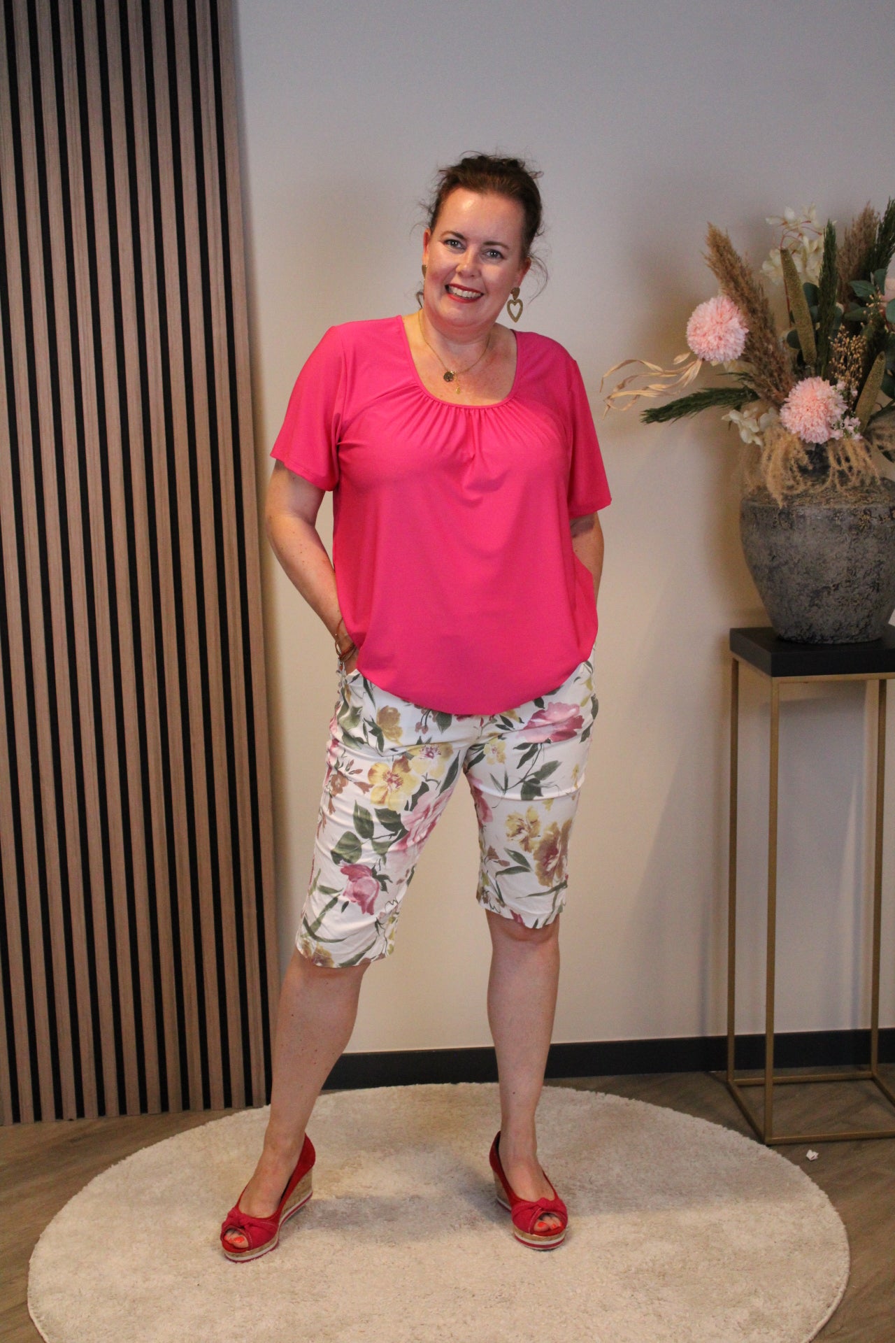 Nomi | Broek kort wit 38 t/m 48