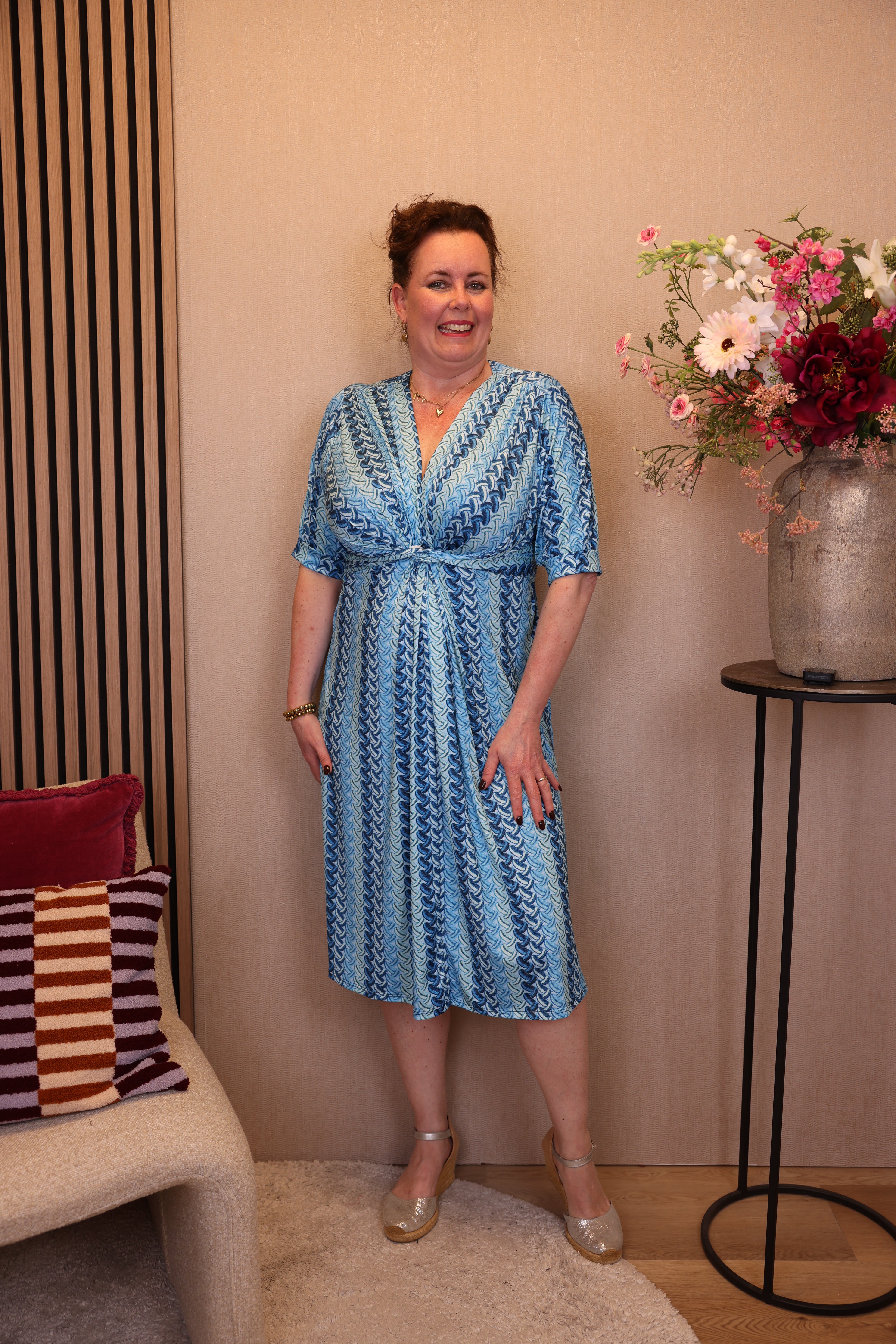 Julie | Jurk blauw