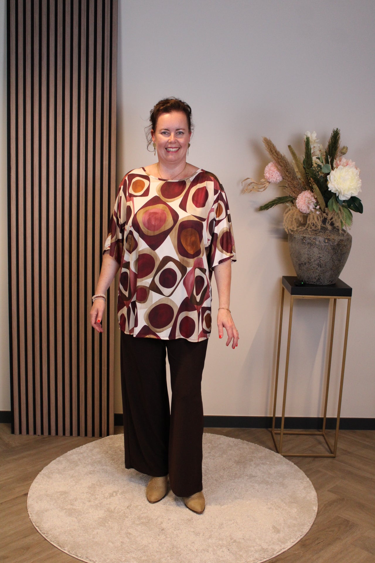 Lotte | Top donker roze 48 t/m 52
