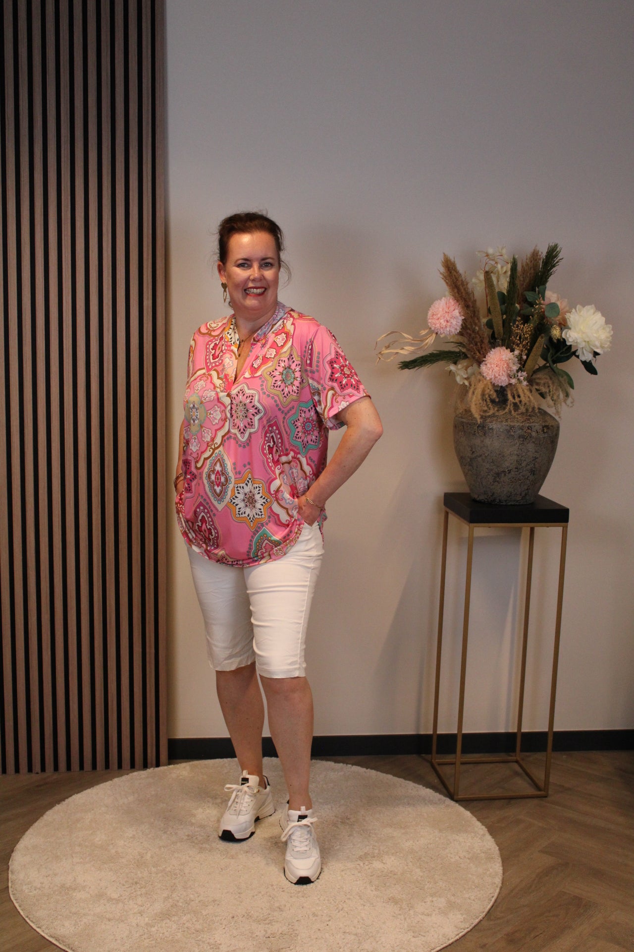 Indy | Broek kort crème 38 t/m 48