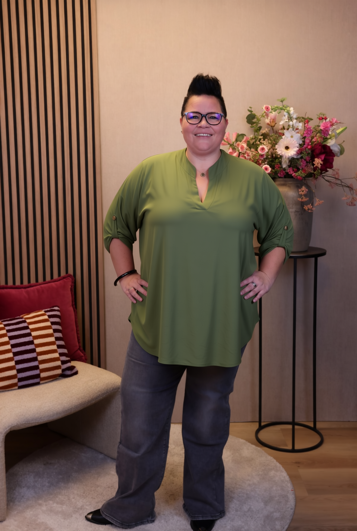 Mara | Blouse groen