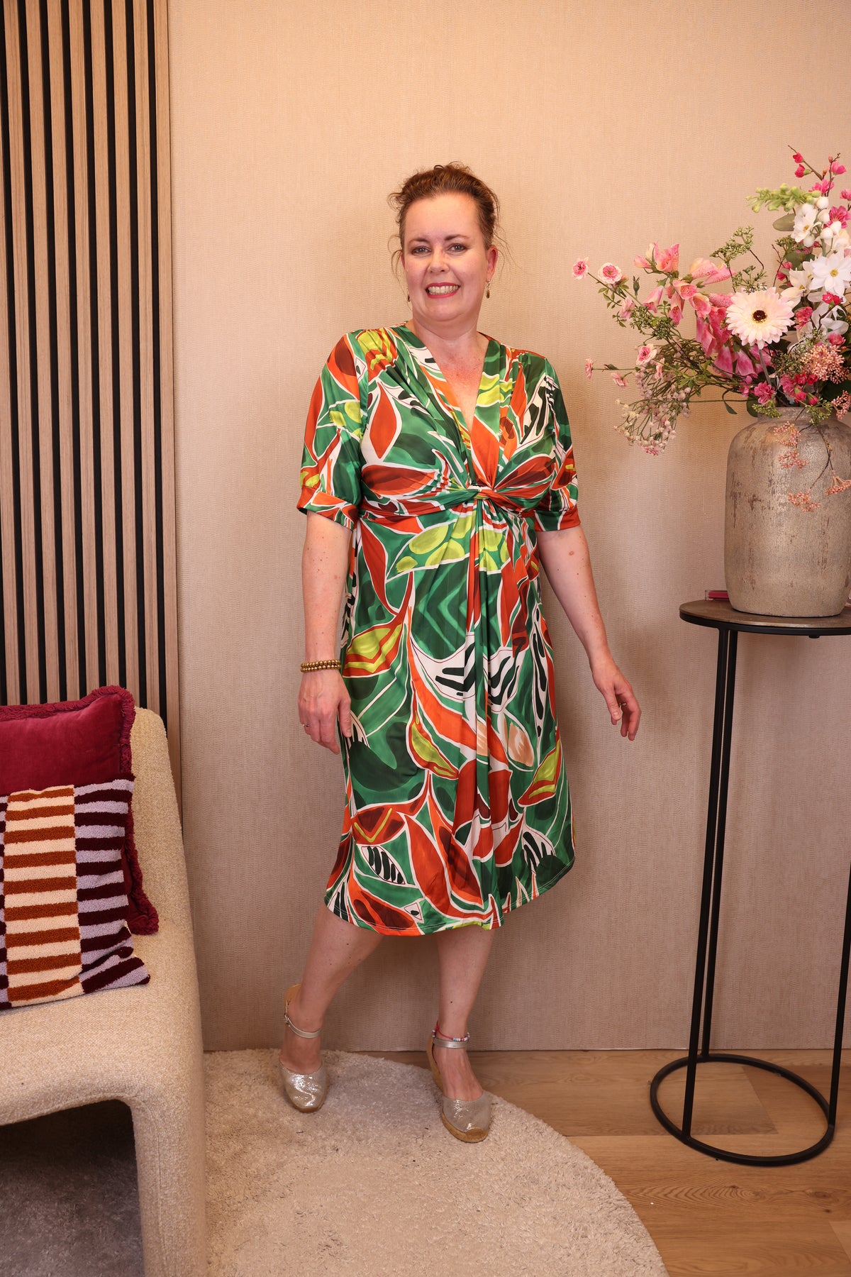 Lorena | Jurk groen